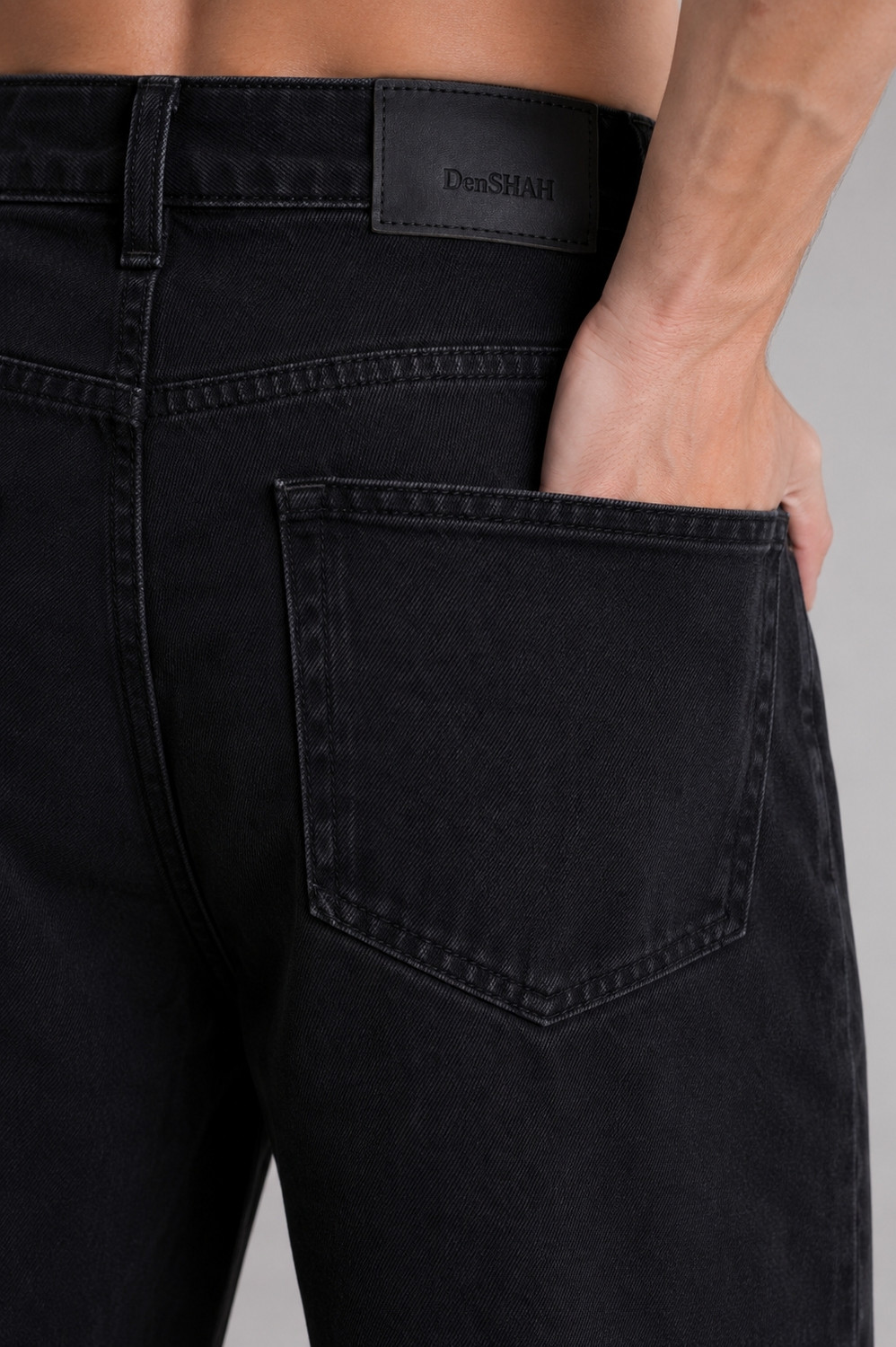 Image of DenSHAH Straight Fit Men Black Jeans
