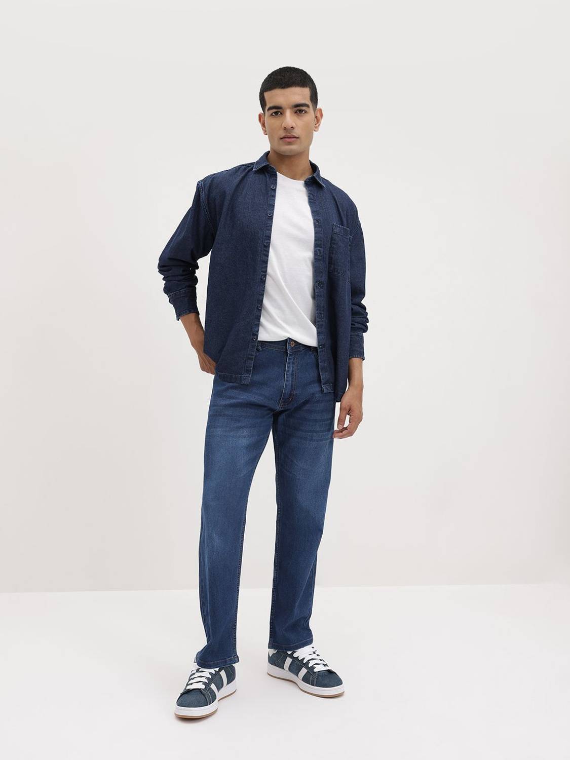 Roadster Relaxed Fit Men Blue Jeans - Image 4