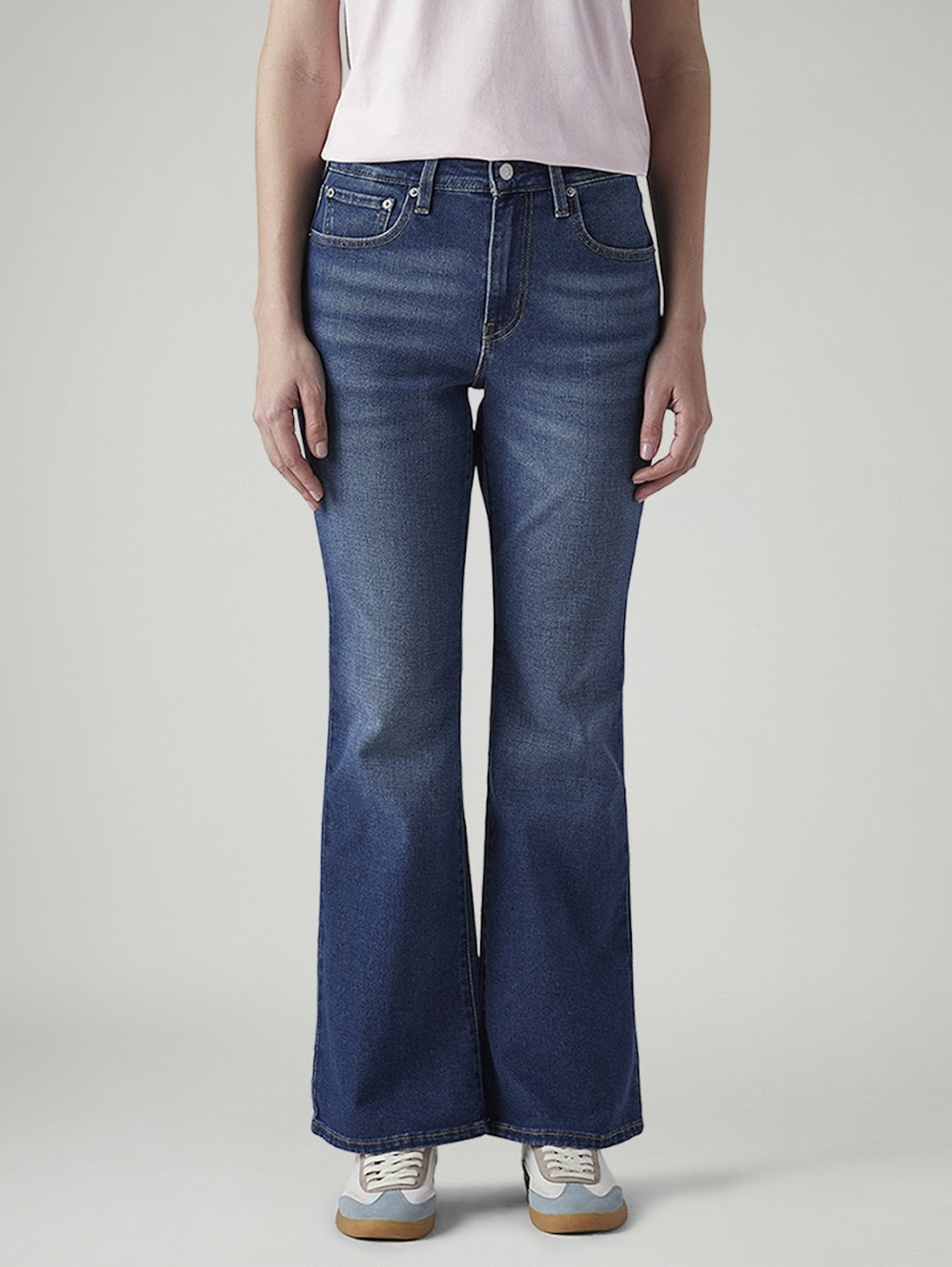 Image of LEVI'S Flared Women Blue Jeans