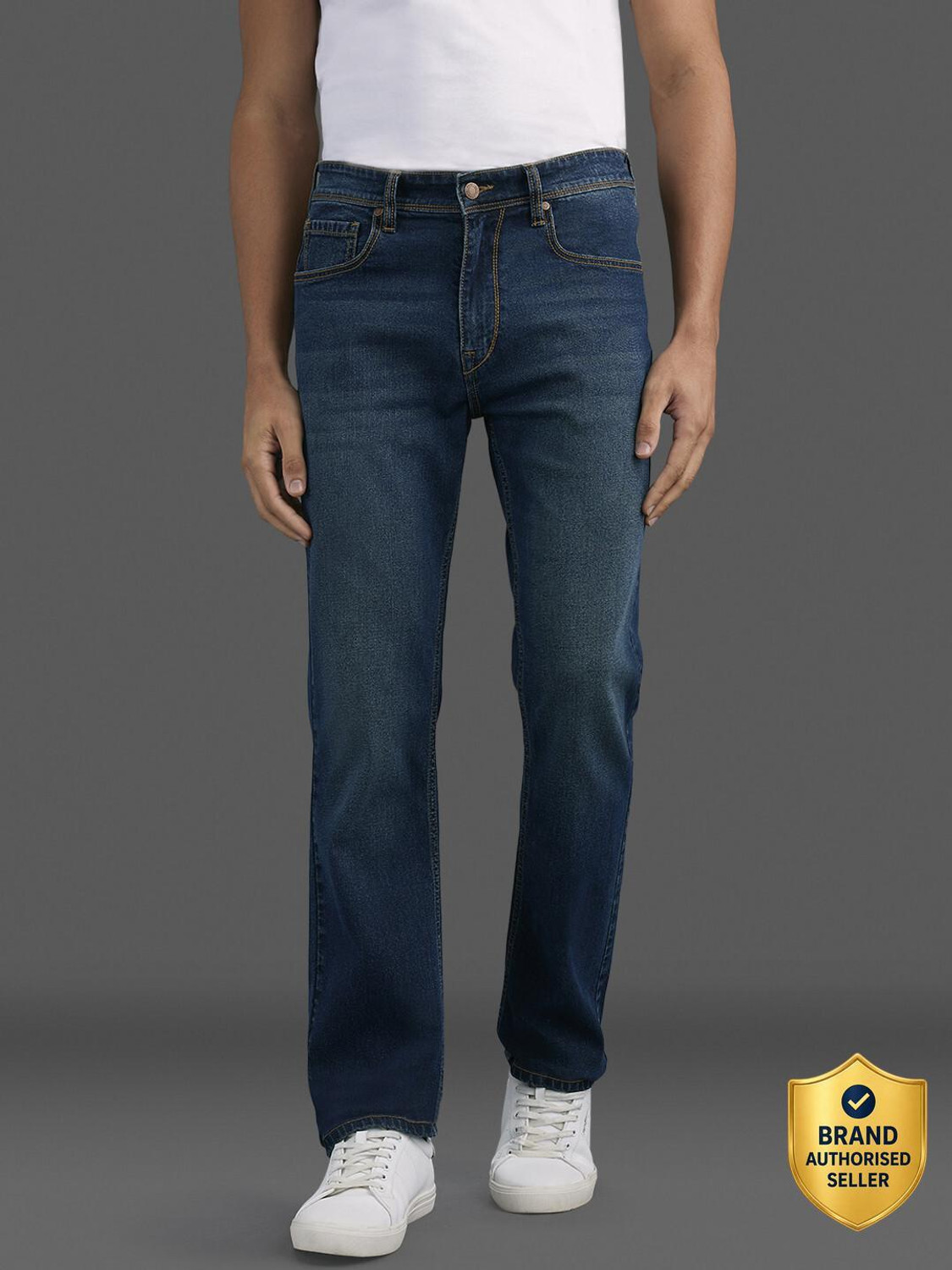 Image of Pepe Jeans Straight Fit Men Green Jeans