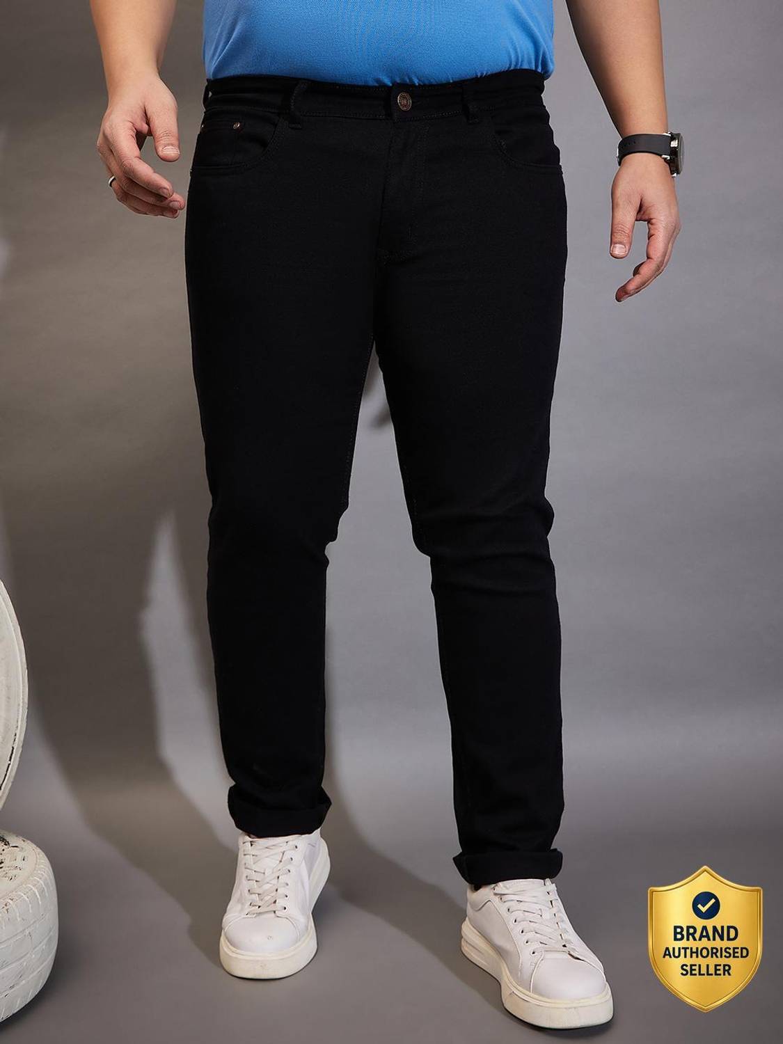 bigbanana Regular Men Black Jeans