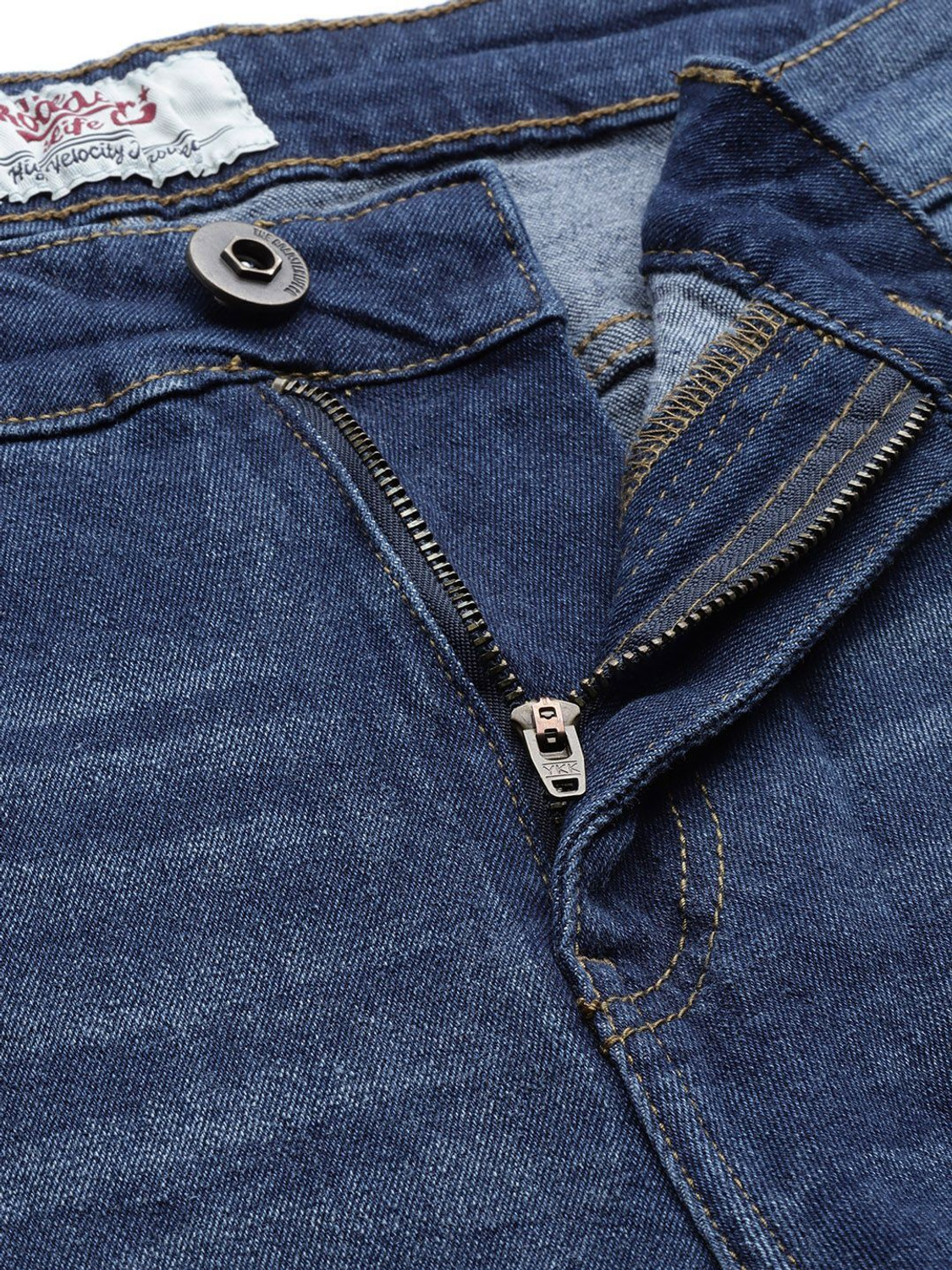Image of Roadster Tapered Fit Men Blue Jeans