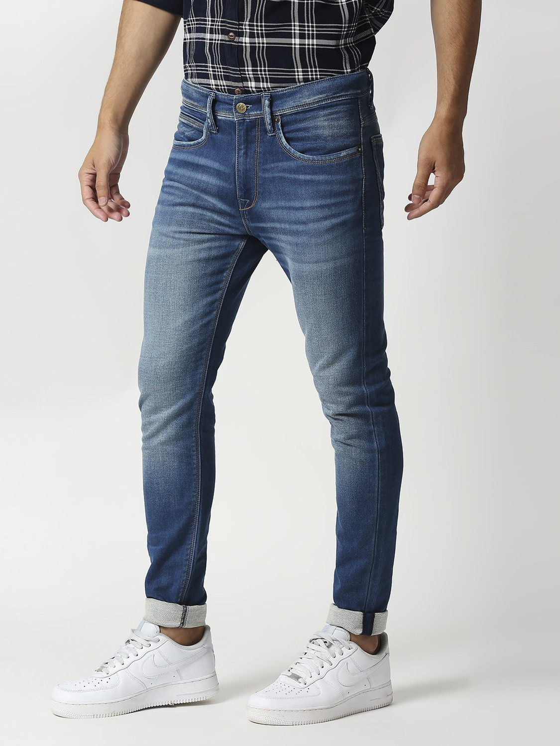 Image of Pepe Jeans Skinny Men Blue Jeans