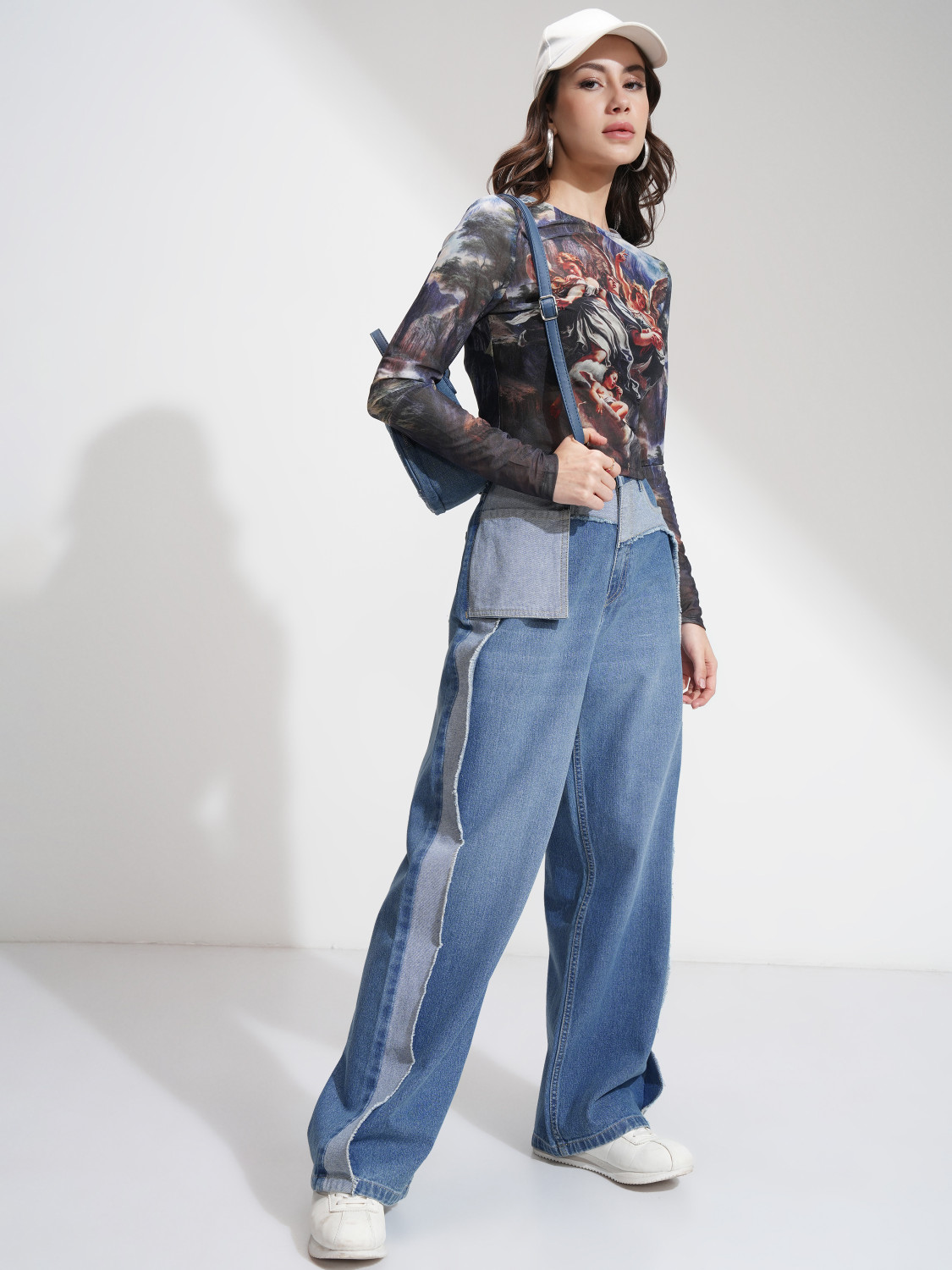 Image of Tokyo Talkies Regular Women Blue Jeans