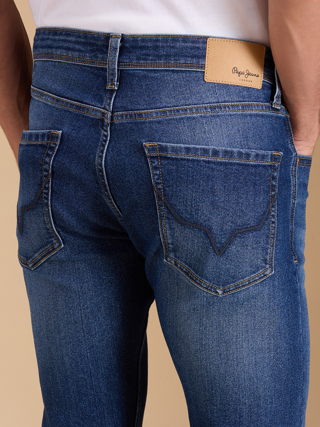 Image of Pepe Jeans Slim Men Blue Jeans