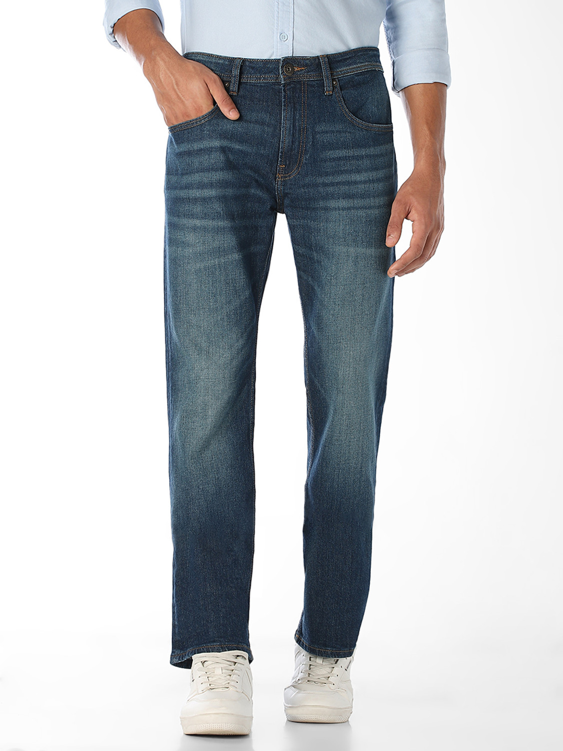 Image of JACK & JONES Boot-Leg Men Blue Jeans