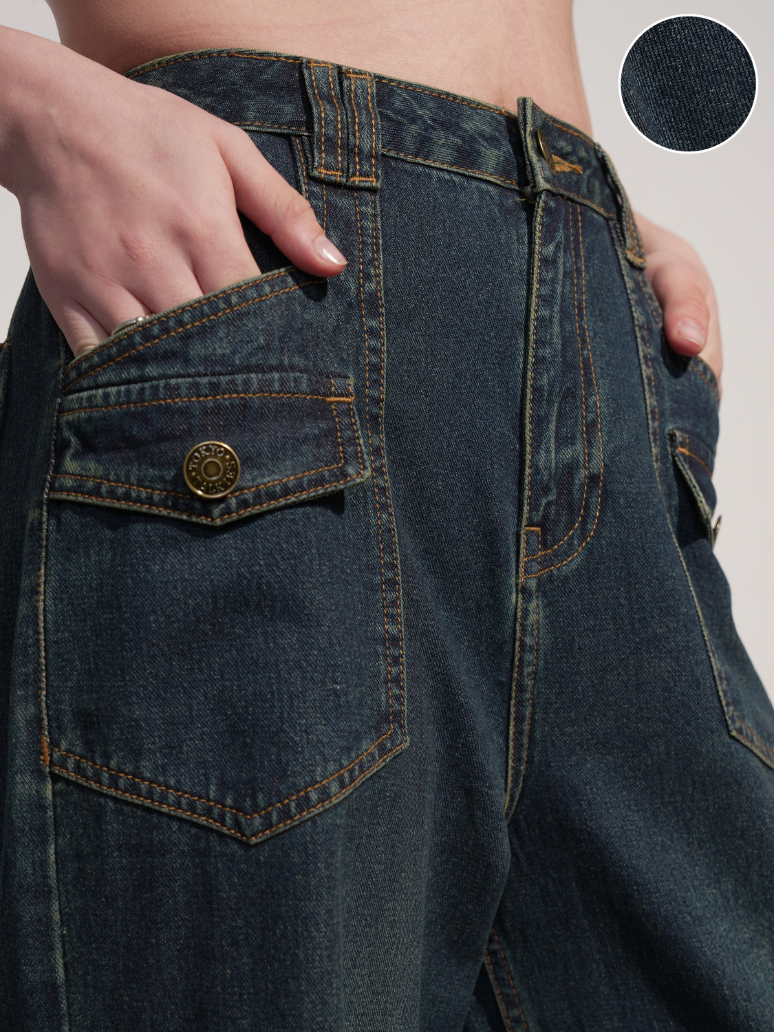 Image of Tokyo Talkies Straight Fit Women Blue Jeans