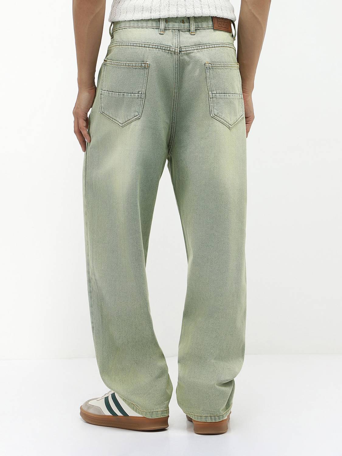 Urbano Fashion Loose Fit Men Grey Jeans - Image 3