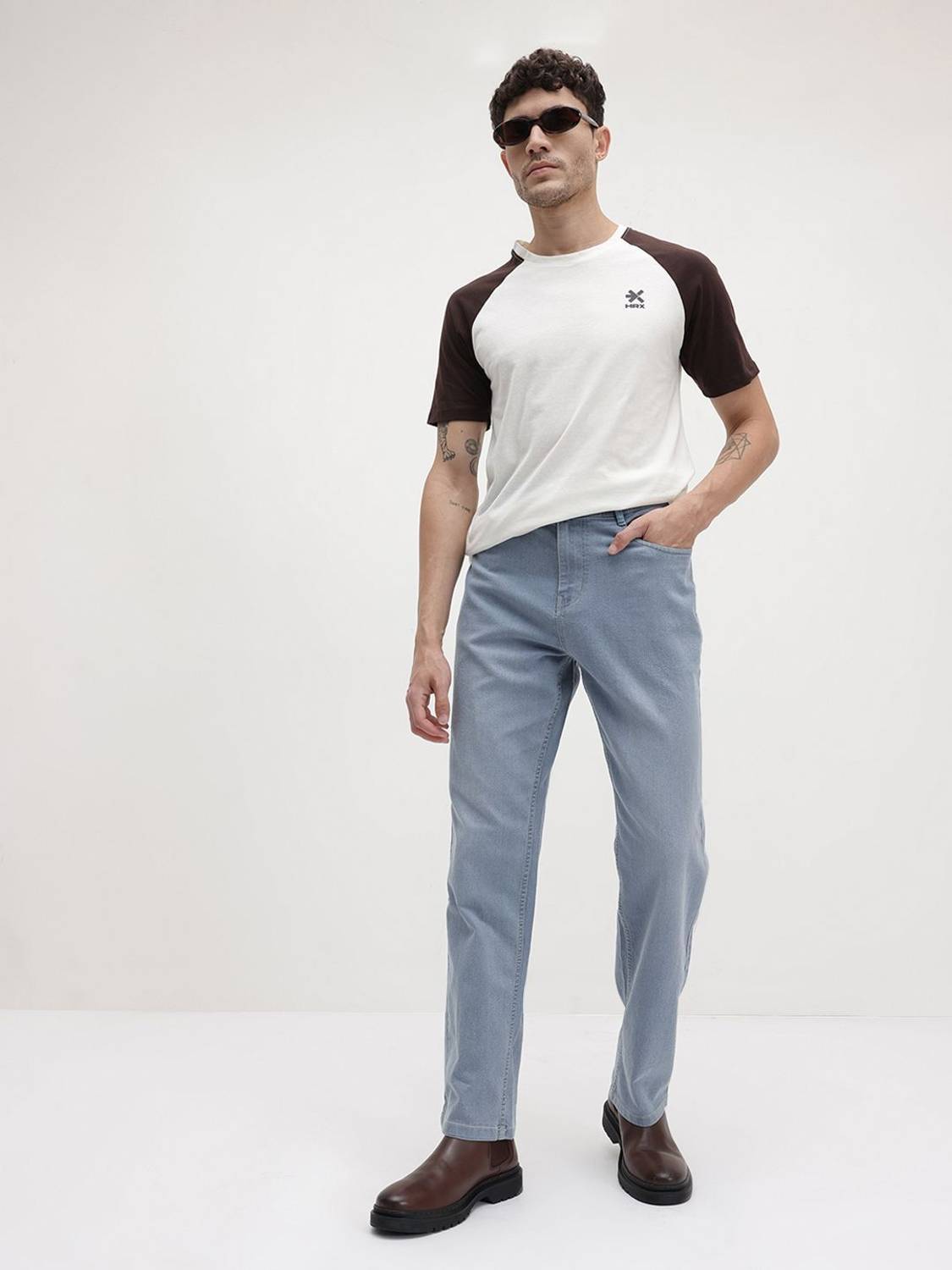 Roadster Straight Fit Men Blue Jeans - Image 4