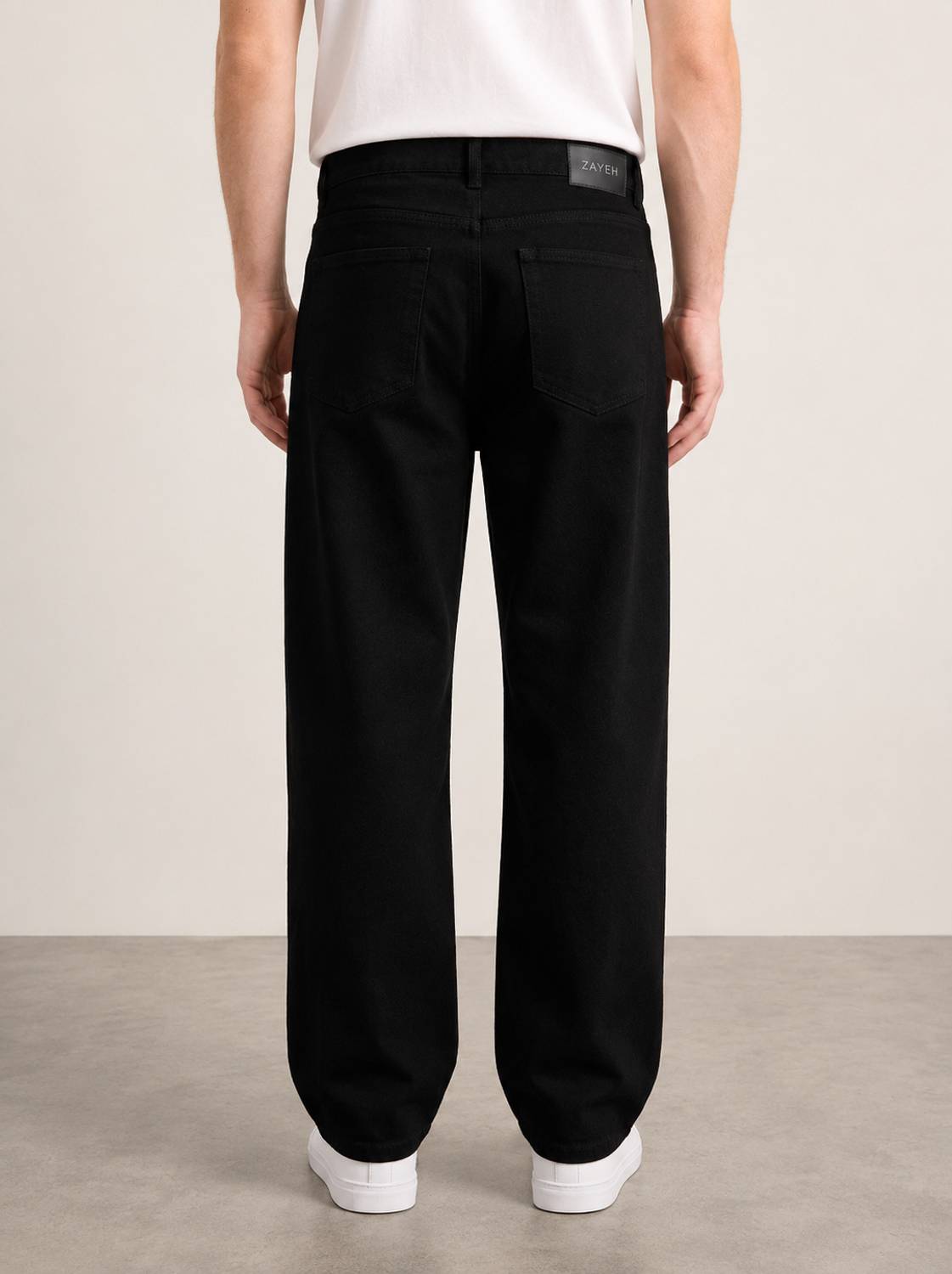 ZAYSH Loose Fit Men Black Jeans - Image 2
