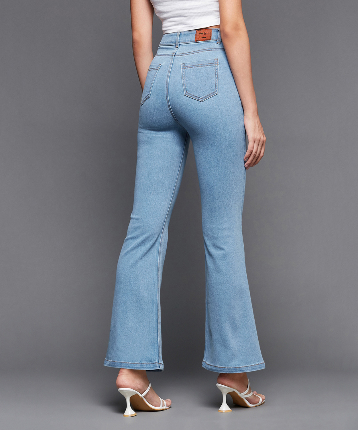 Image of Miss Chase Boot-Leg Women Blue Jeans