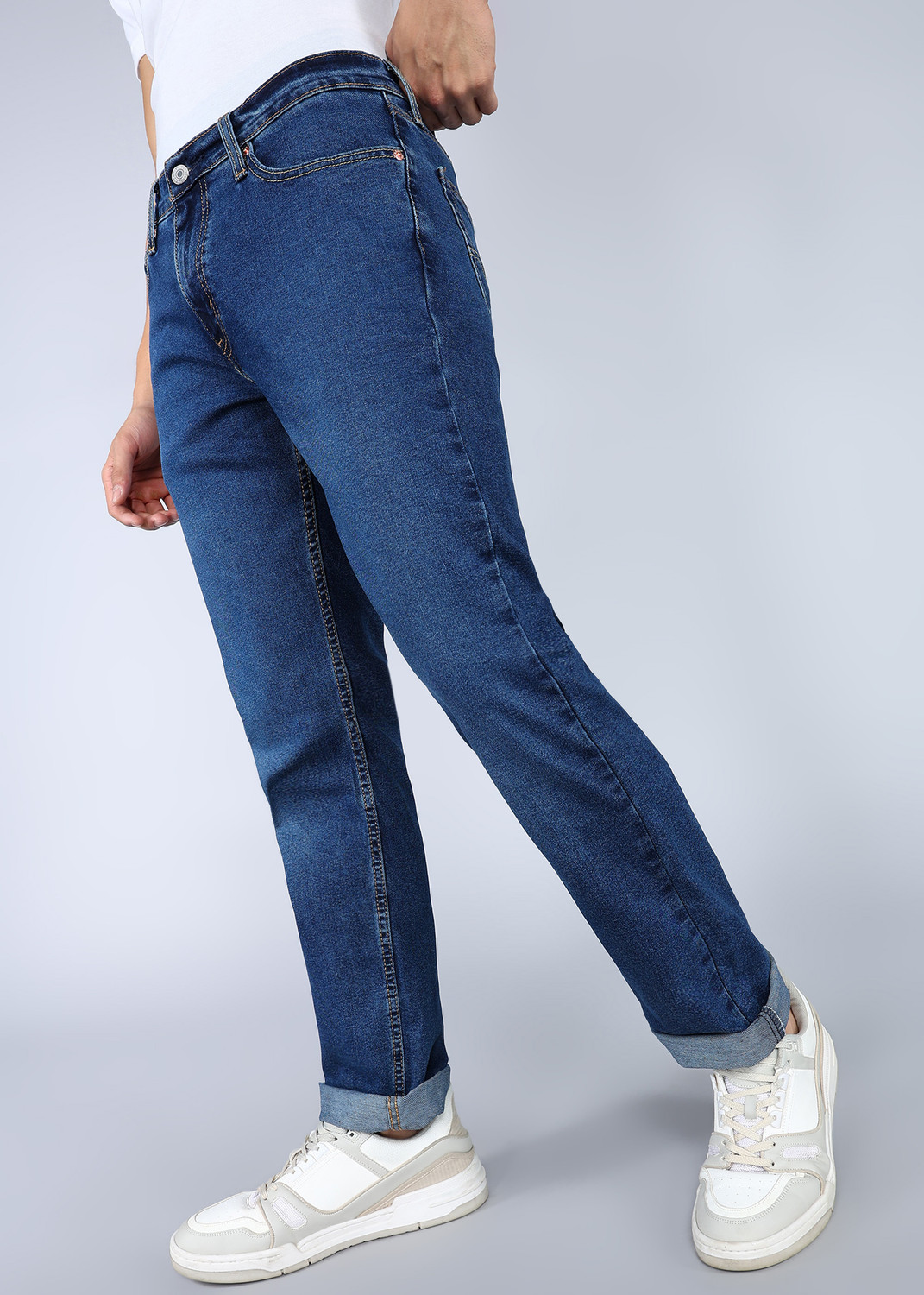 Image of LEVI'S Slim Men Dark Blue Jeans