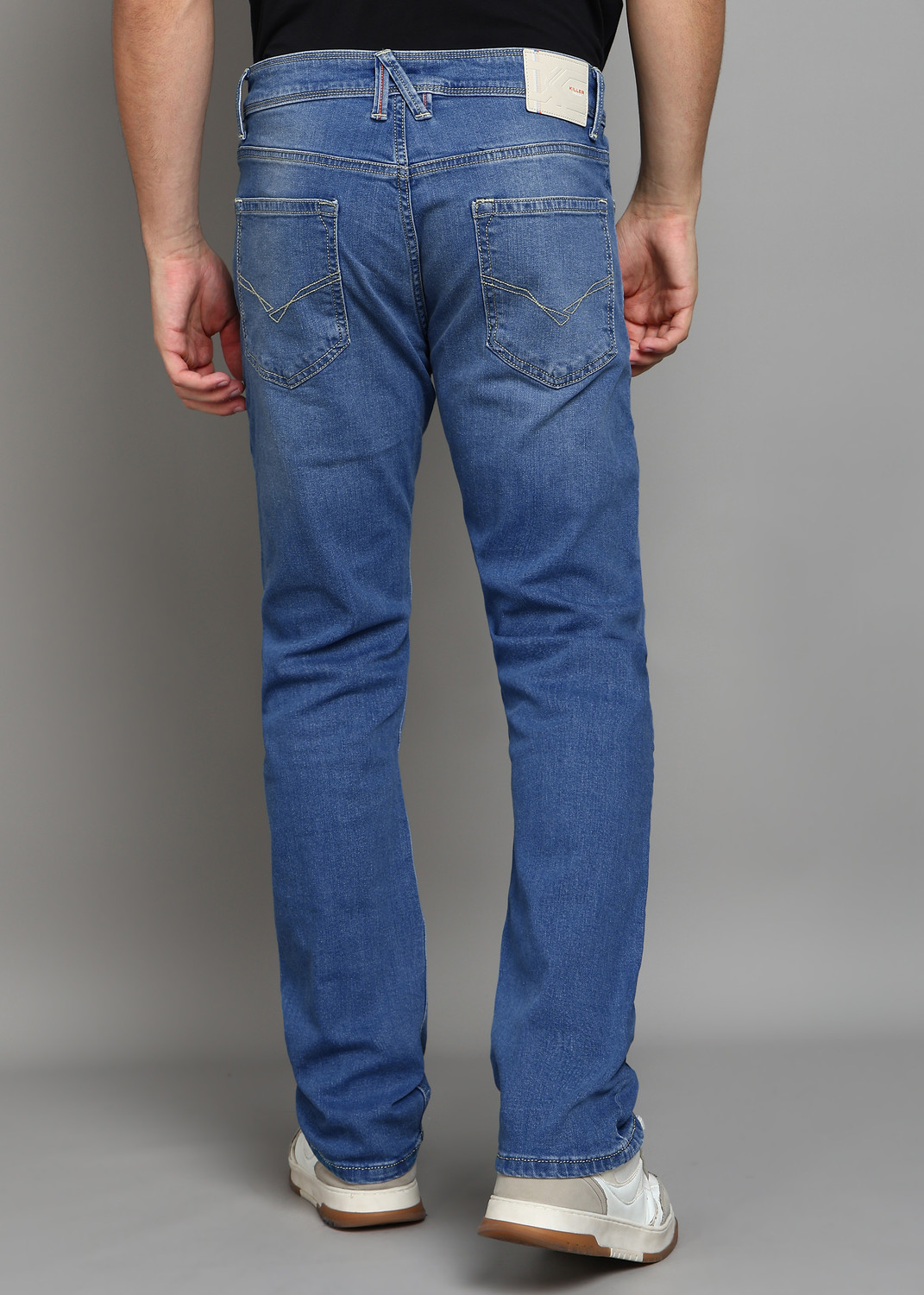Image of KILLER Straight Fit Men Blue Jeans