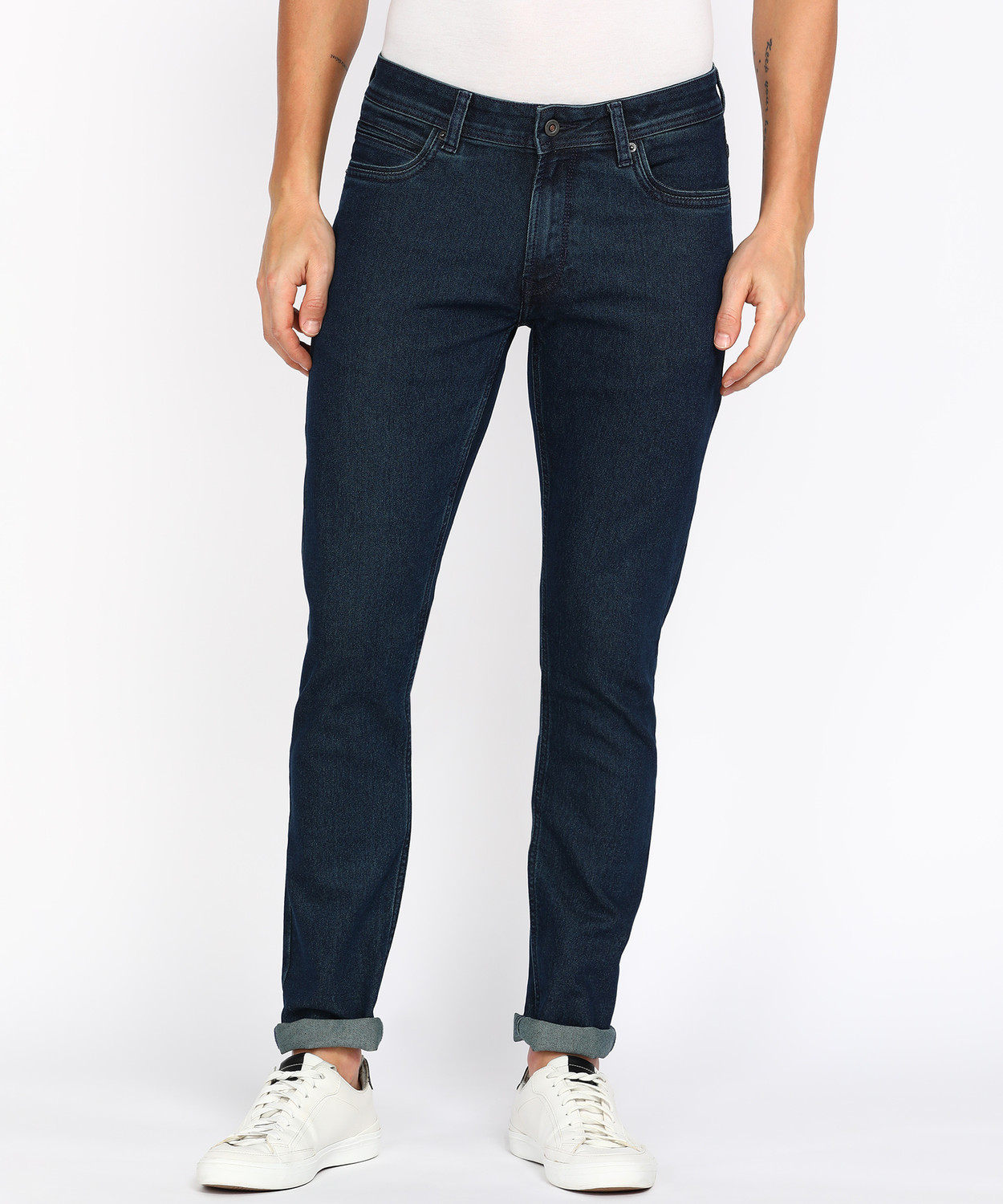 Image of PETER ENGLAND Slim Men Dark Blue Jeans
