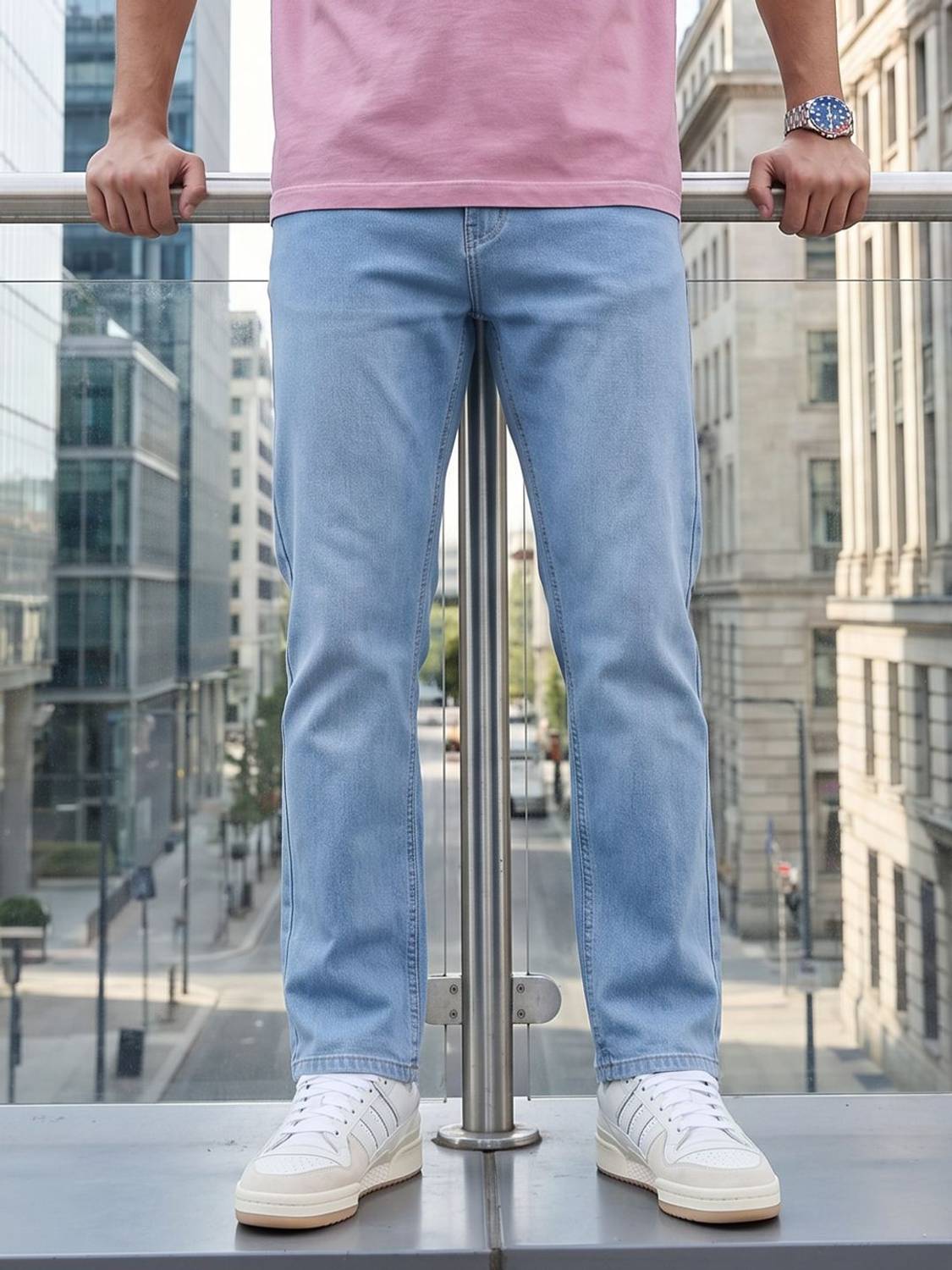 Roadster Regular Men Blue Jeans - Image 1
