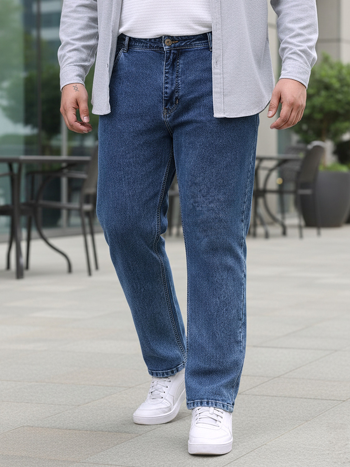 Image of Urbano Plus Slim Men Blue Jeans