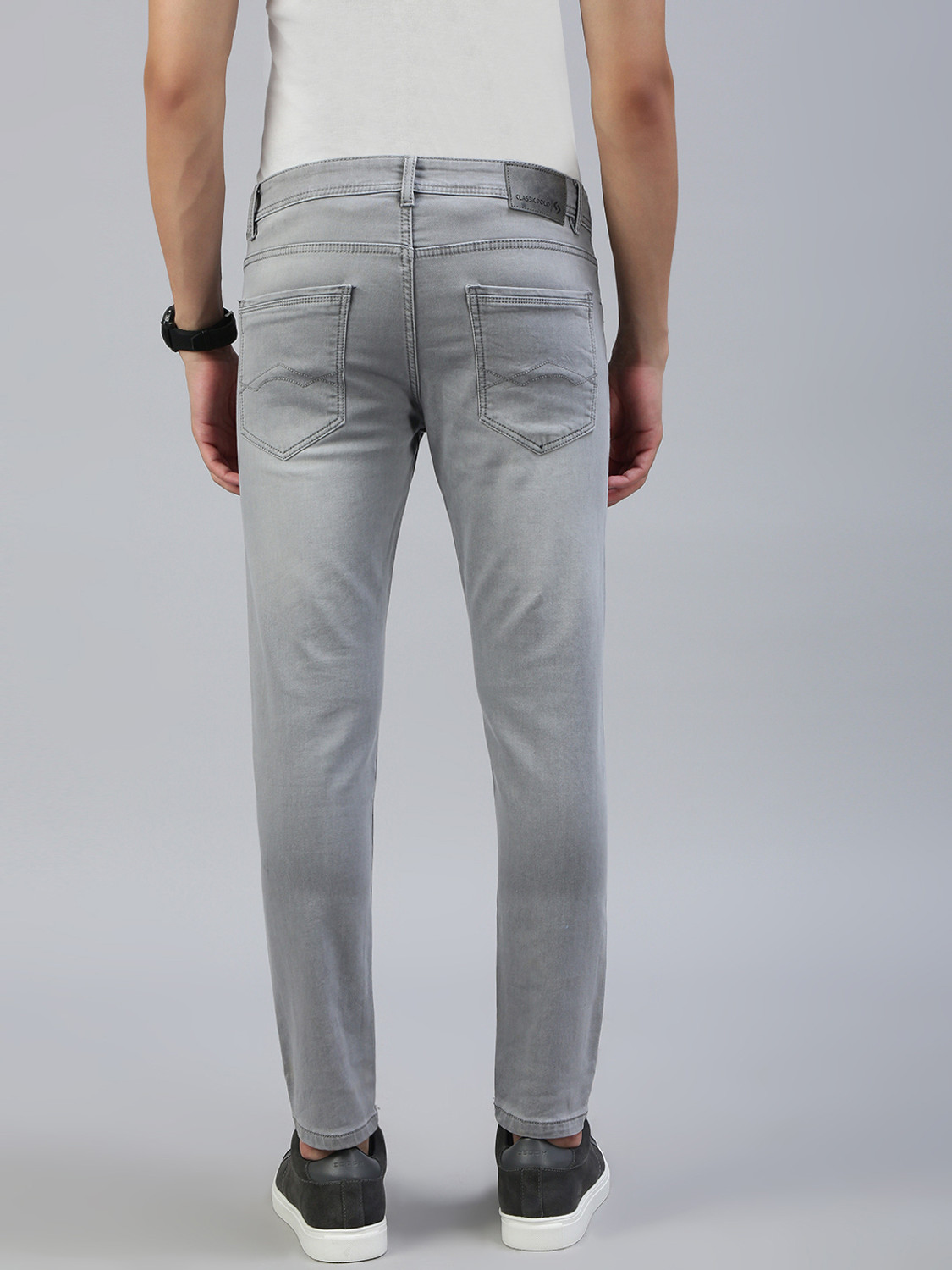 Image of Classic Polo Slim Men Grey Jeans
