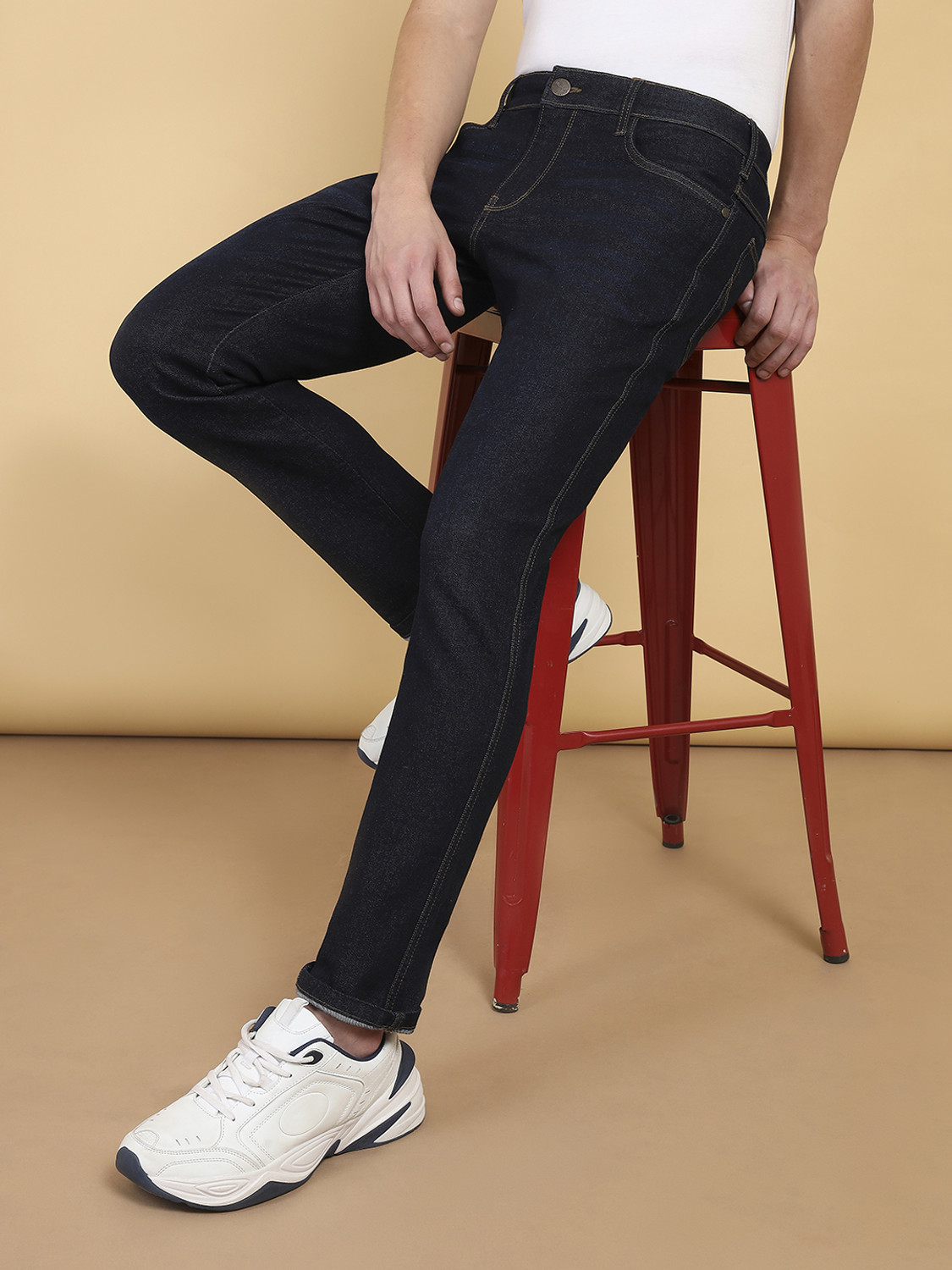 Image of Wrangler Slim Men Black Jeans