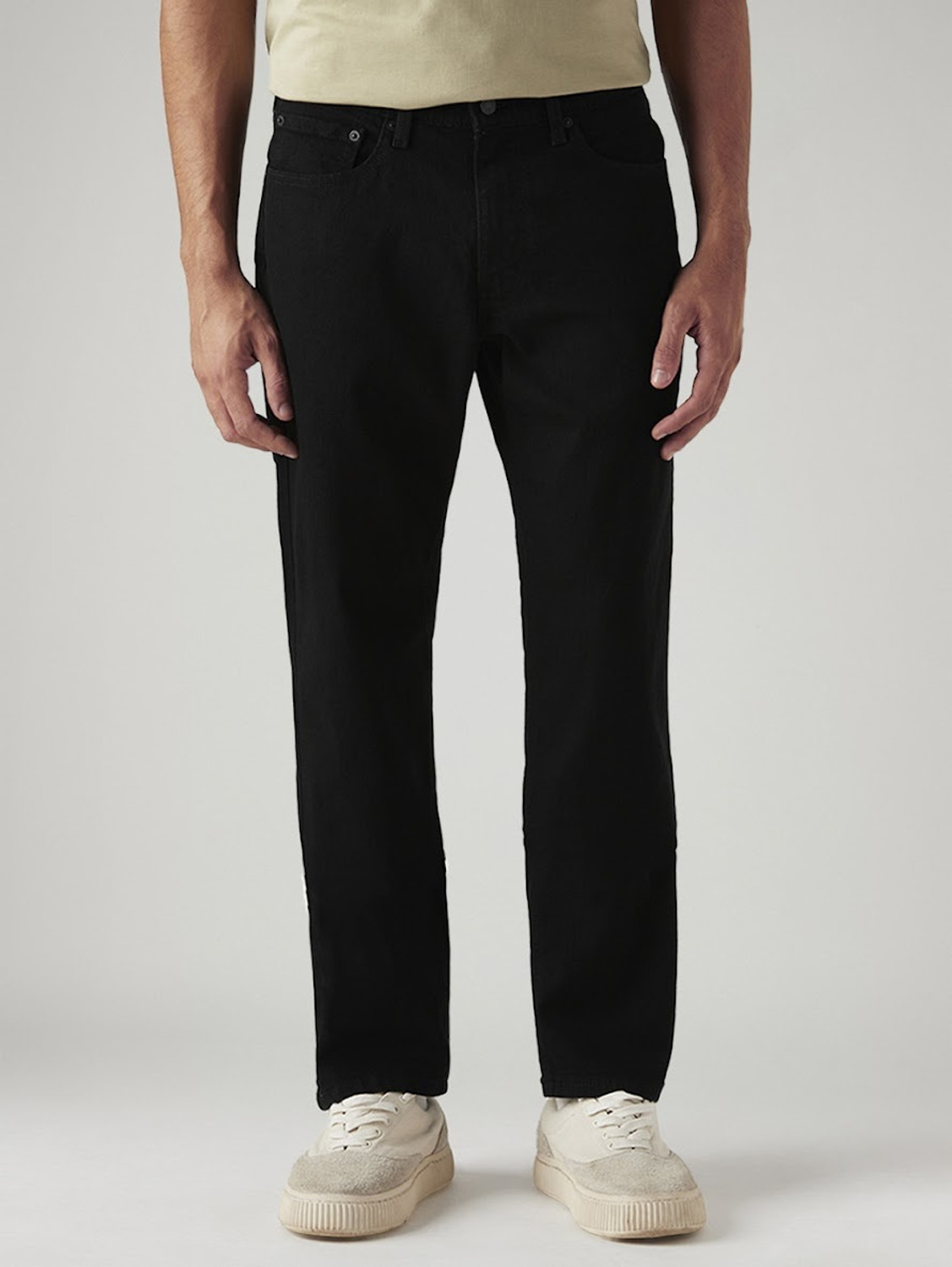 Image of LEVI'S Tapered Fit Men Black Jeans