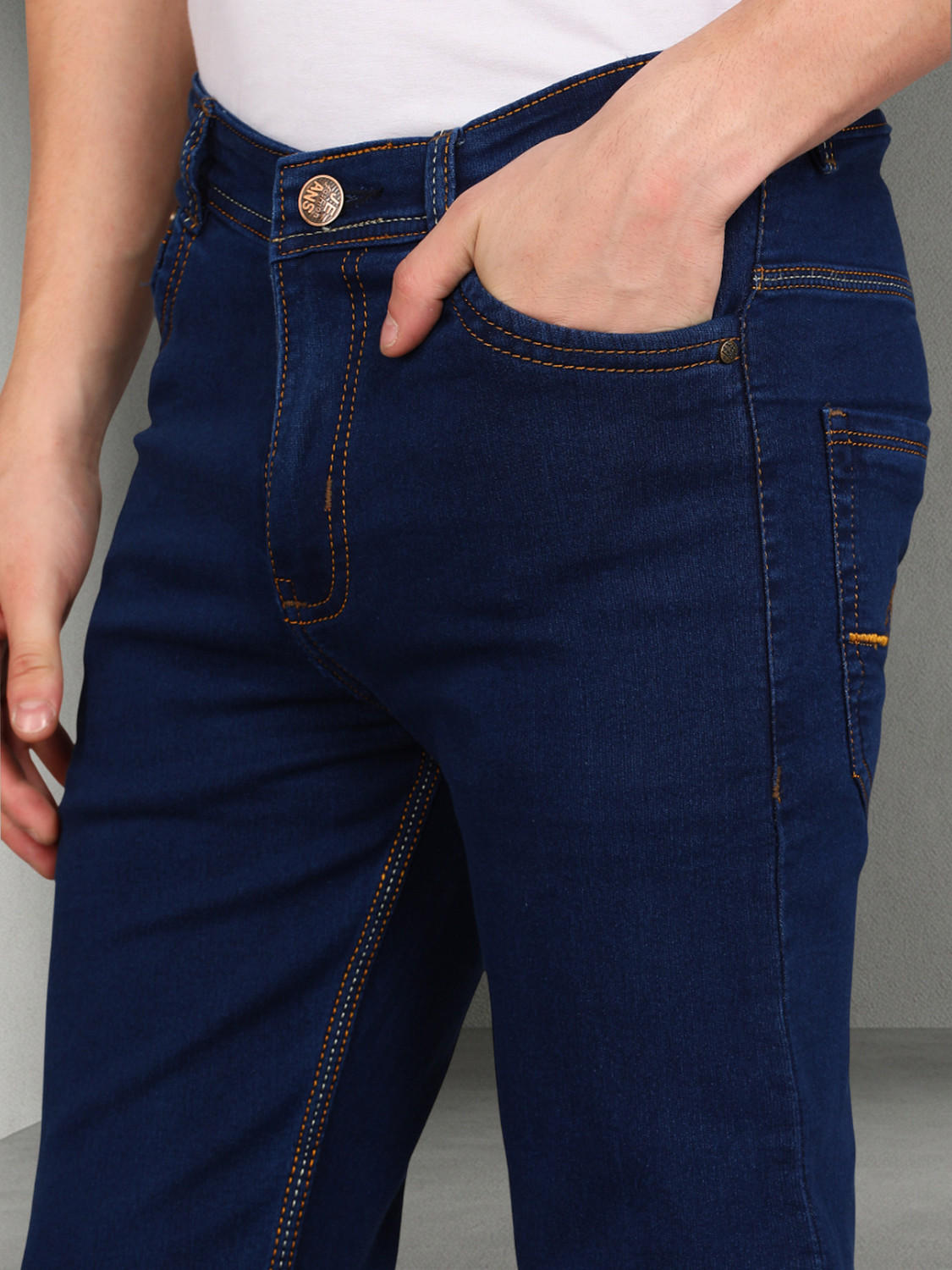 Image of METRONAUT Slim Men Blue Jeans