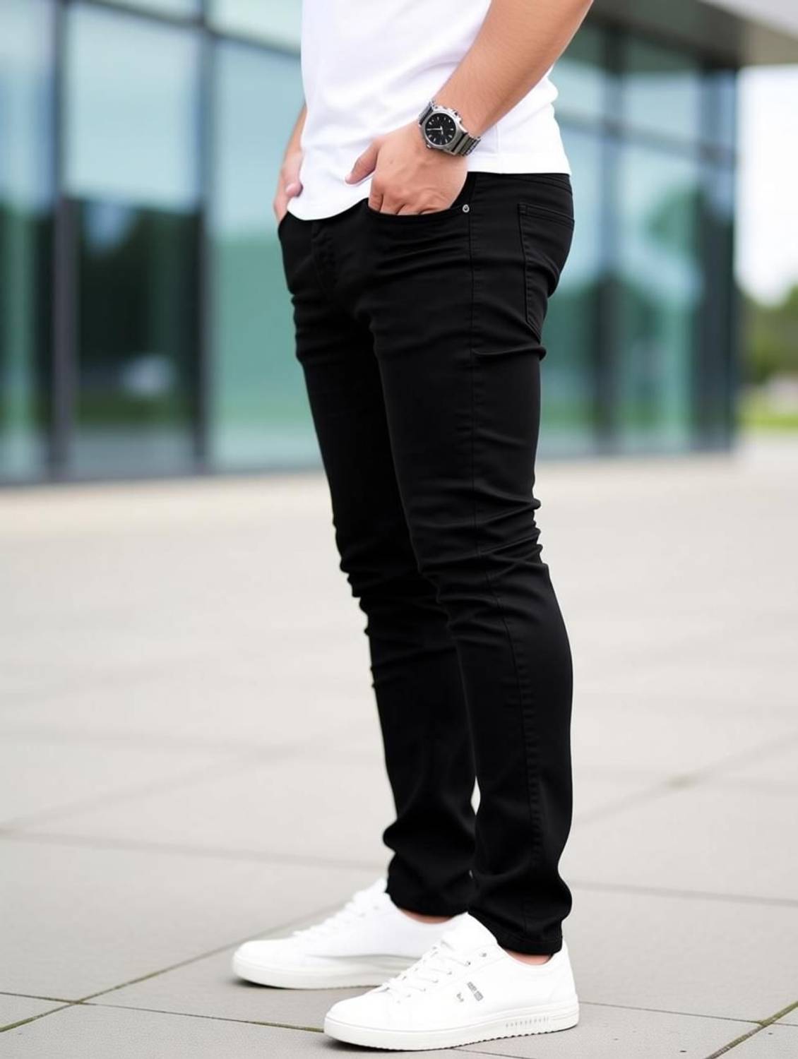hotlist Regular Men Black Jeans - Image 3
