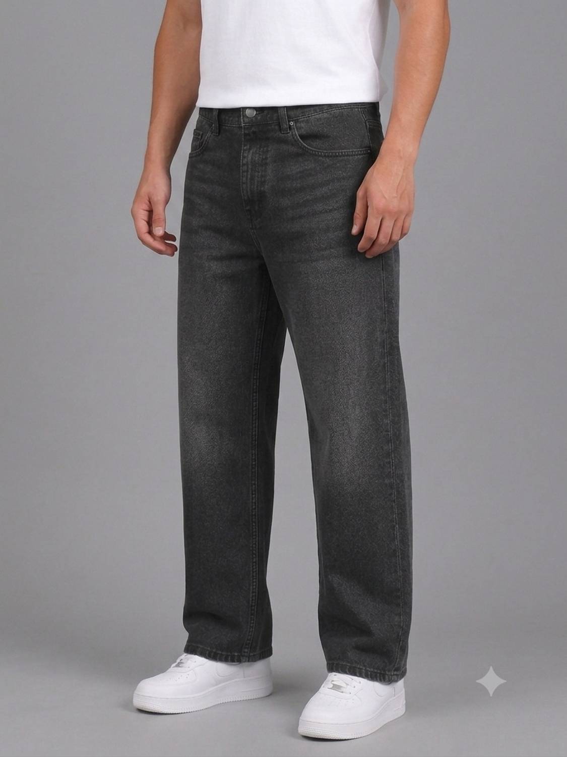 NUMERO UNO Loose Fit Men Grey Jeans - Image 3