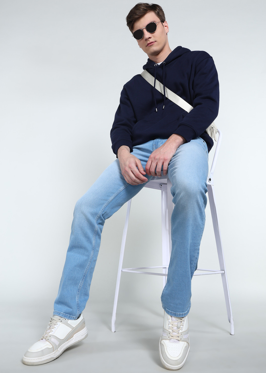 Image of Pepe Jeans Straight Fit Men Blue Jeans
