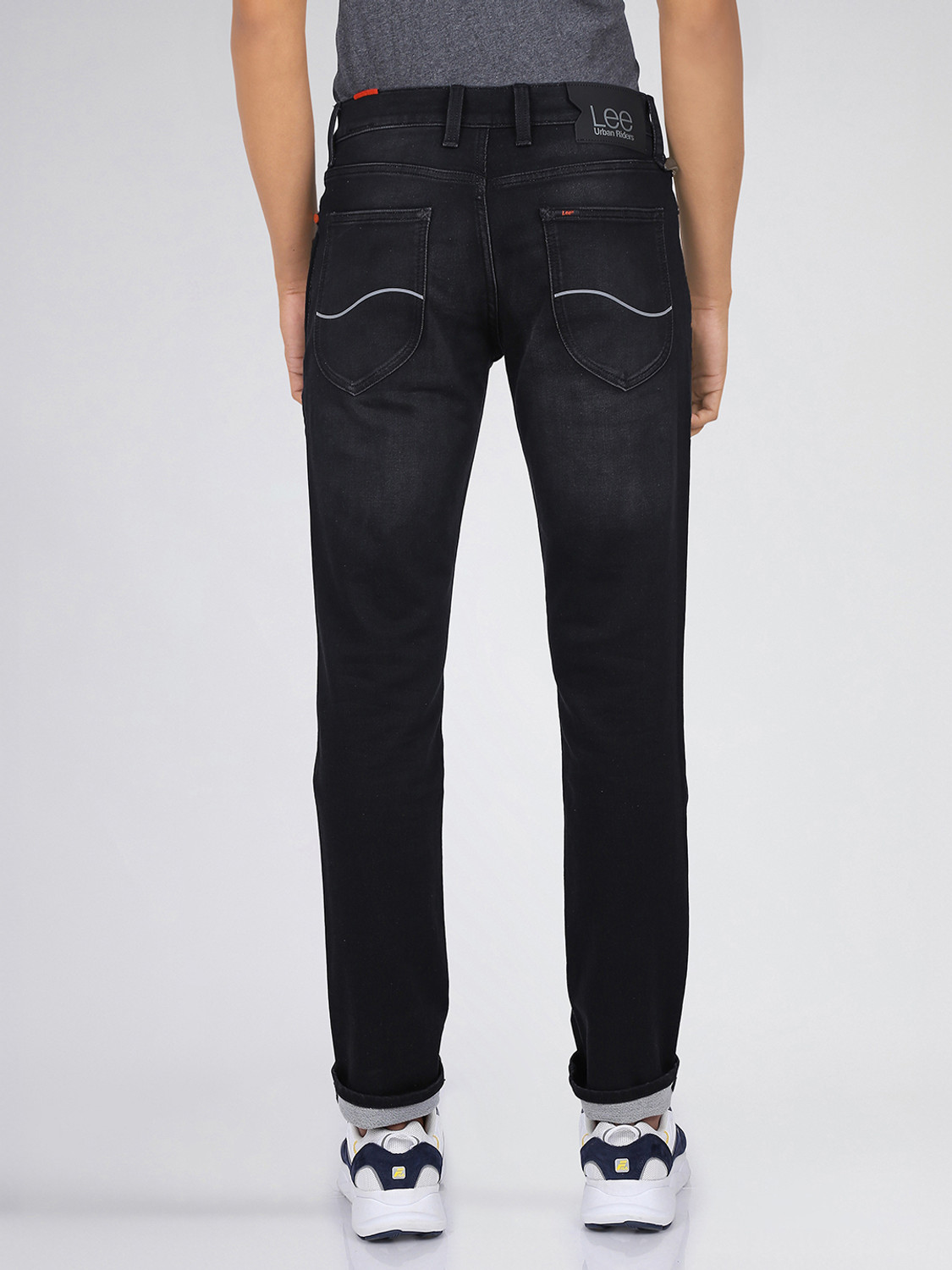 Image of LEE Slim Men Black Jeans