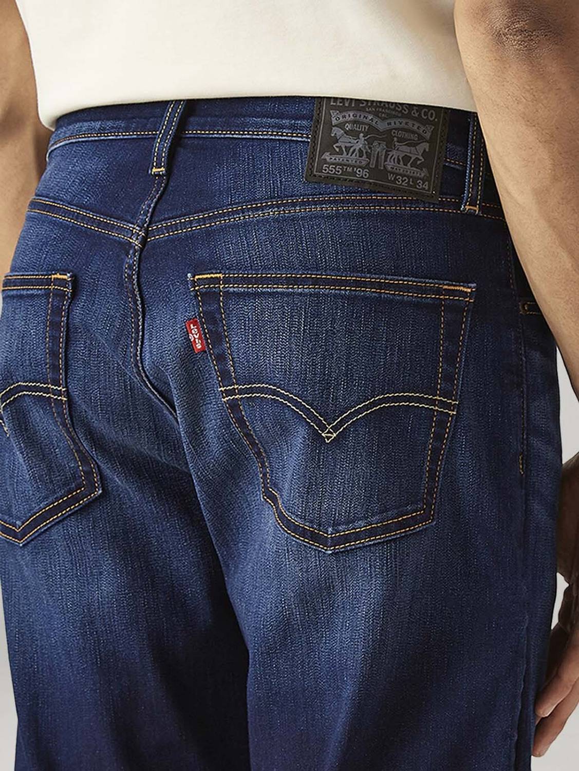 LEVI'S Straight Fit Men Blue Jeans - Image 5