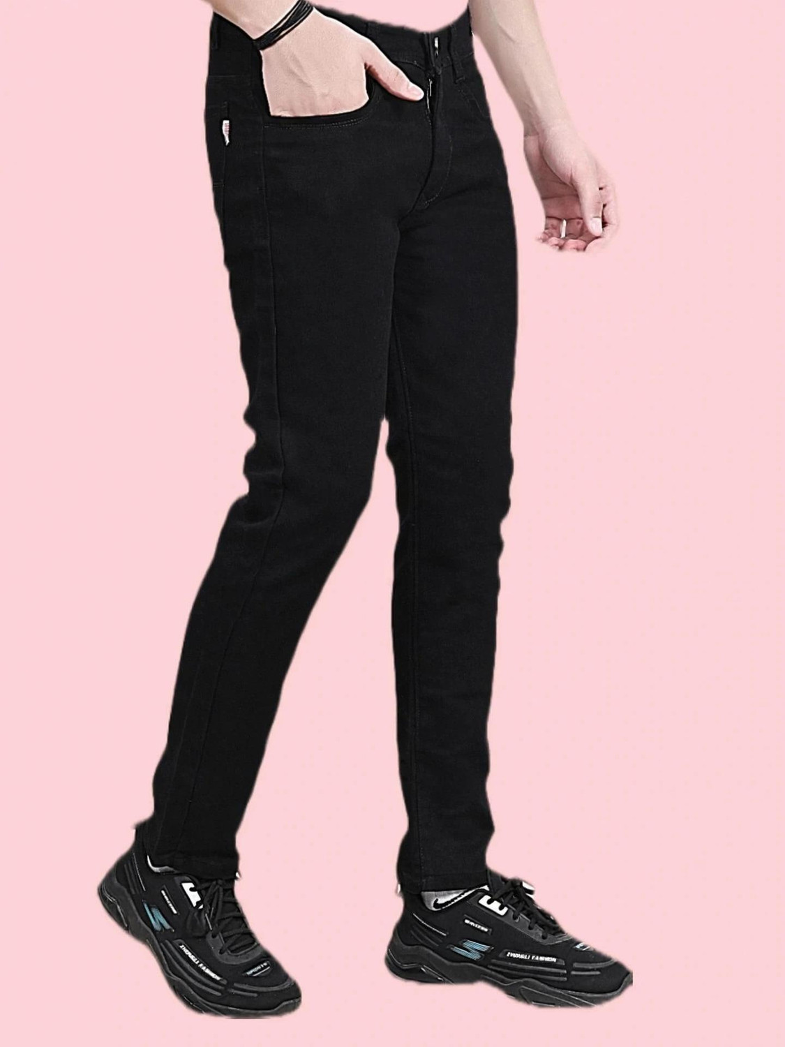 Image of CABRRR Skinny Men Black Jeans