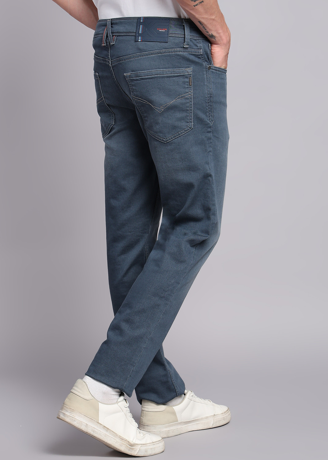 Image of KILLER Slim Men Dark Grey Jeans