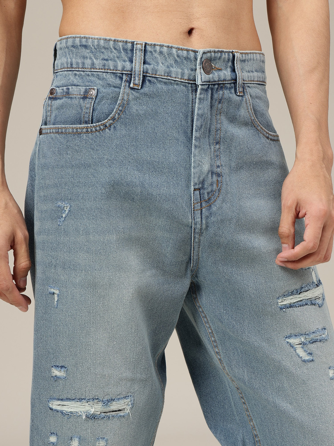 Image of DENNISON Loose Fit Men Blue Jeans