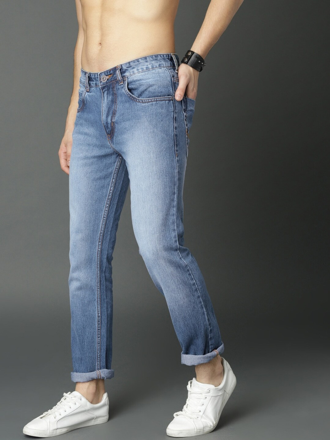 Image of Roadster Slim Men Blue Jeans