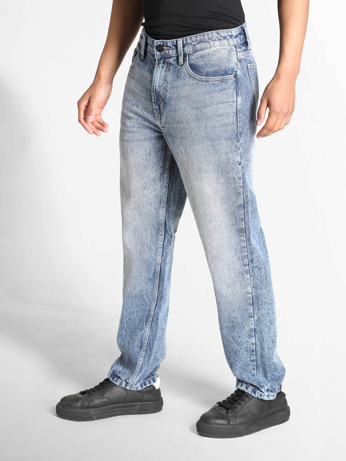 Image of Roadster Relaxed Fit Men Blue Jeans