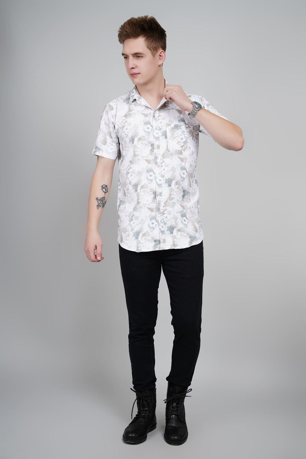 Image of Lzard Slim Men Black Jeans