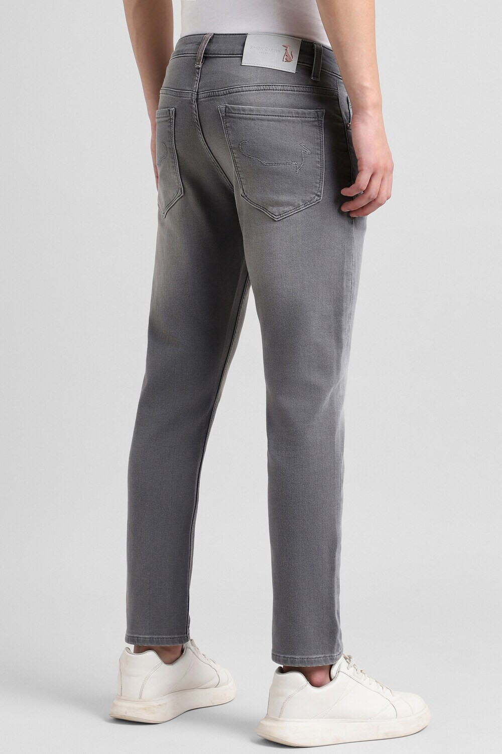 Image of Simon Carter London Regular Men Grey Jeans