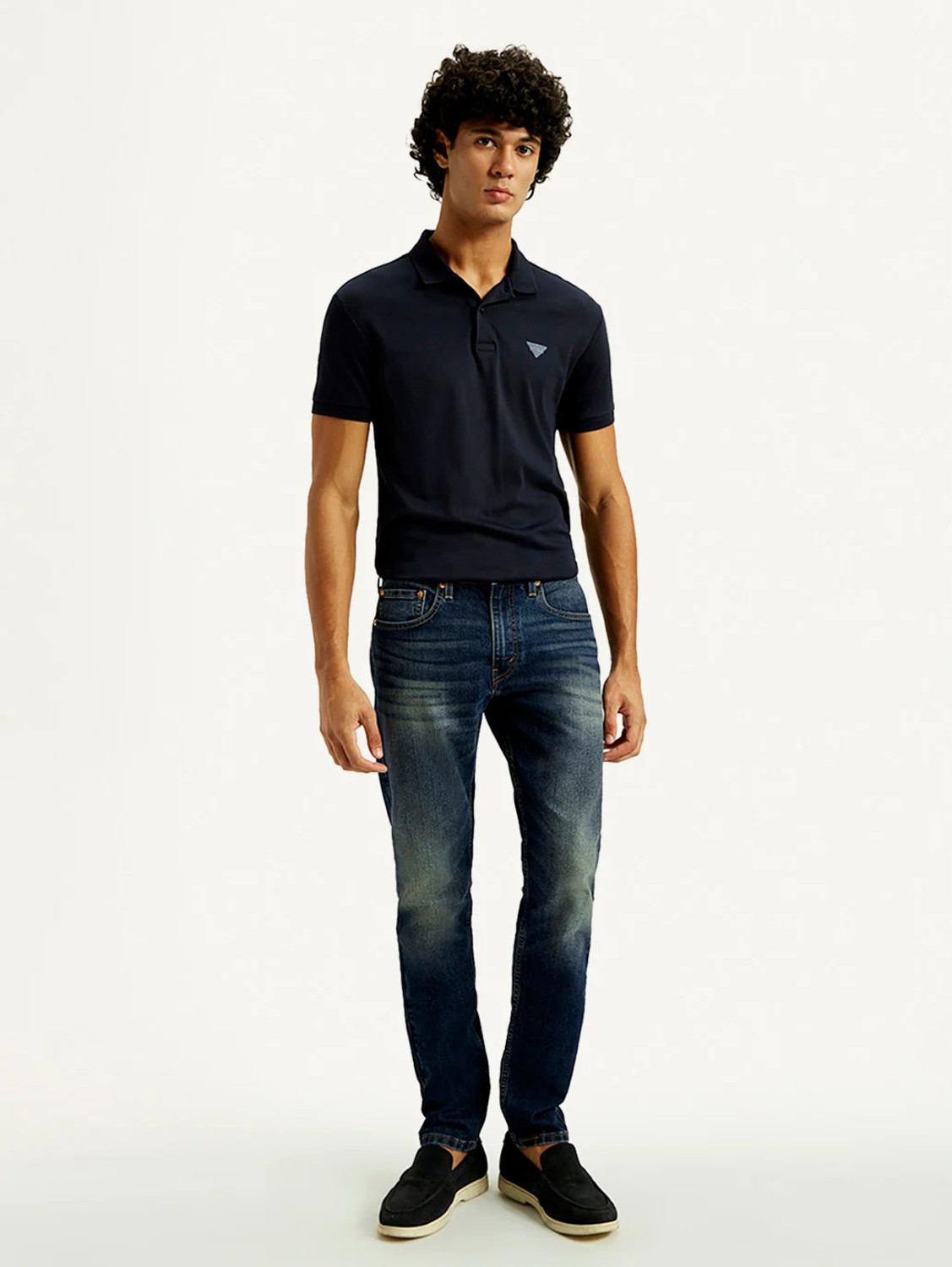 Image of LEVI'S Slim Men Dark Blue Jeans