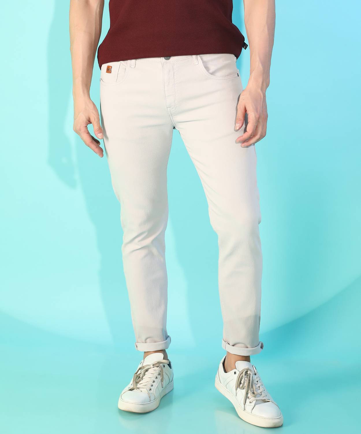 CAHOOT Slim Men Grey Jeans