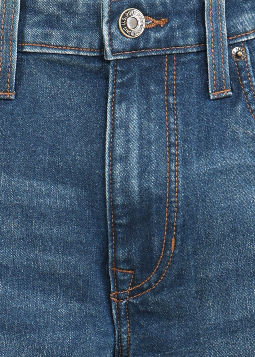 Image of U.S. Polo Assn. Denim Co. Straight Fit Men Blue Jeans
