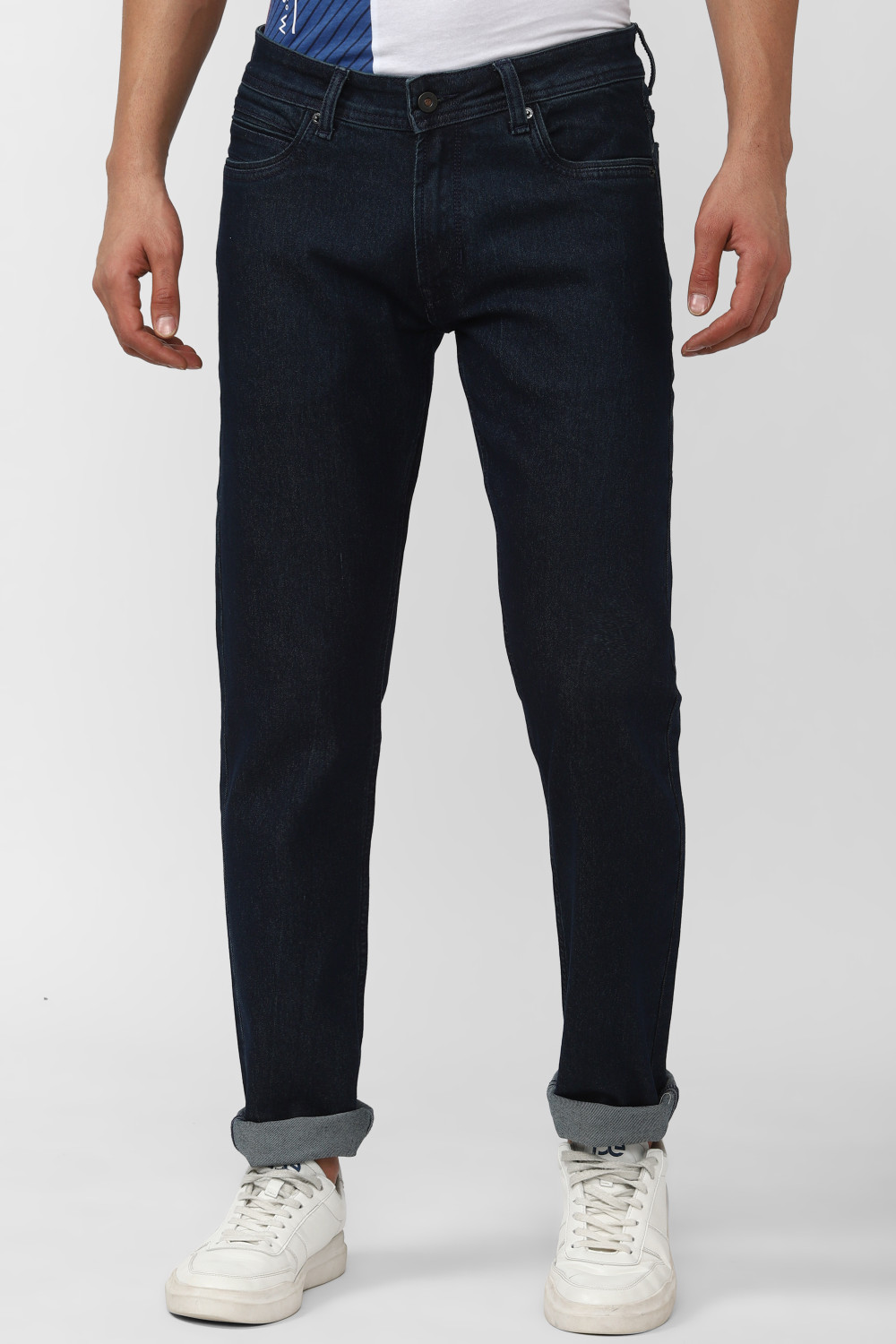 Image of PETER ENGLAND Slim Men Dark Blue Jeans