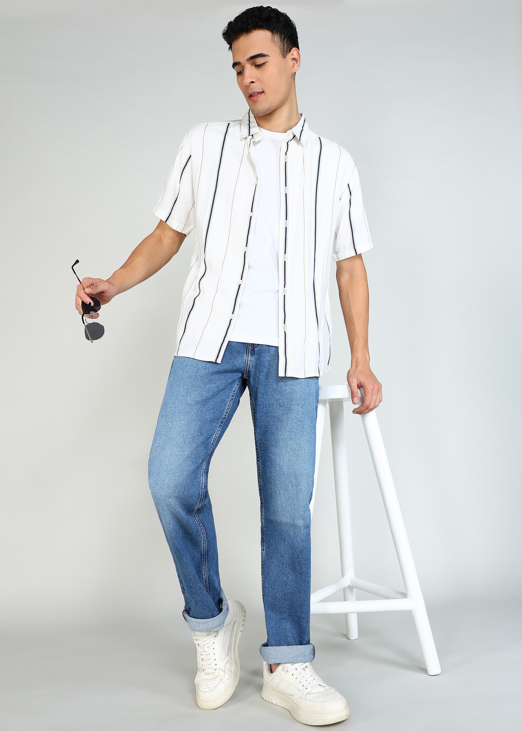 Image of LEVI'S Straight Fit Men Blue Jeans