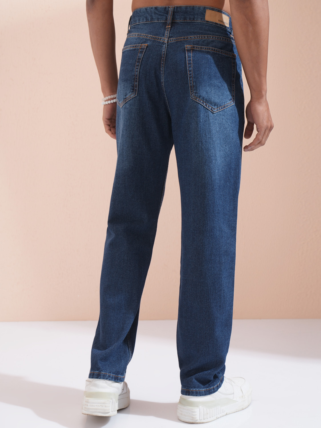 Image of HIGHLANDER Relaxed Fit Men Blue Jeans