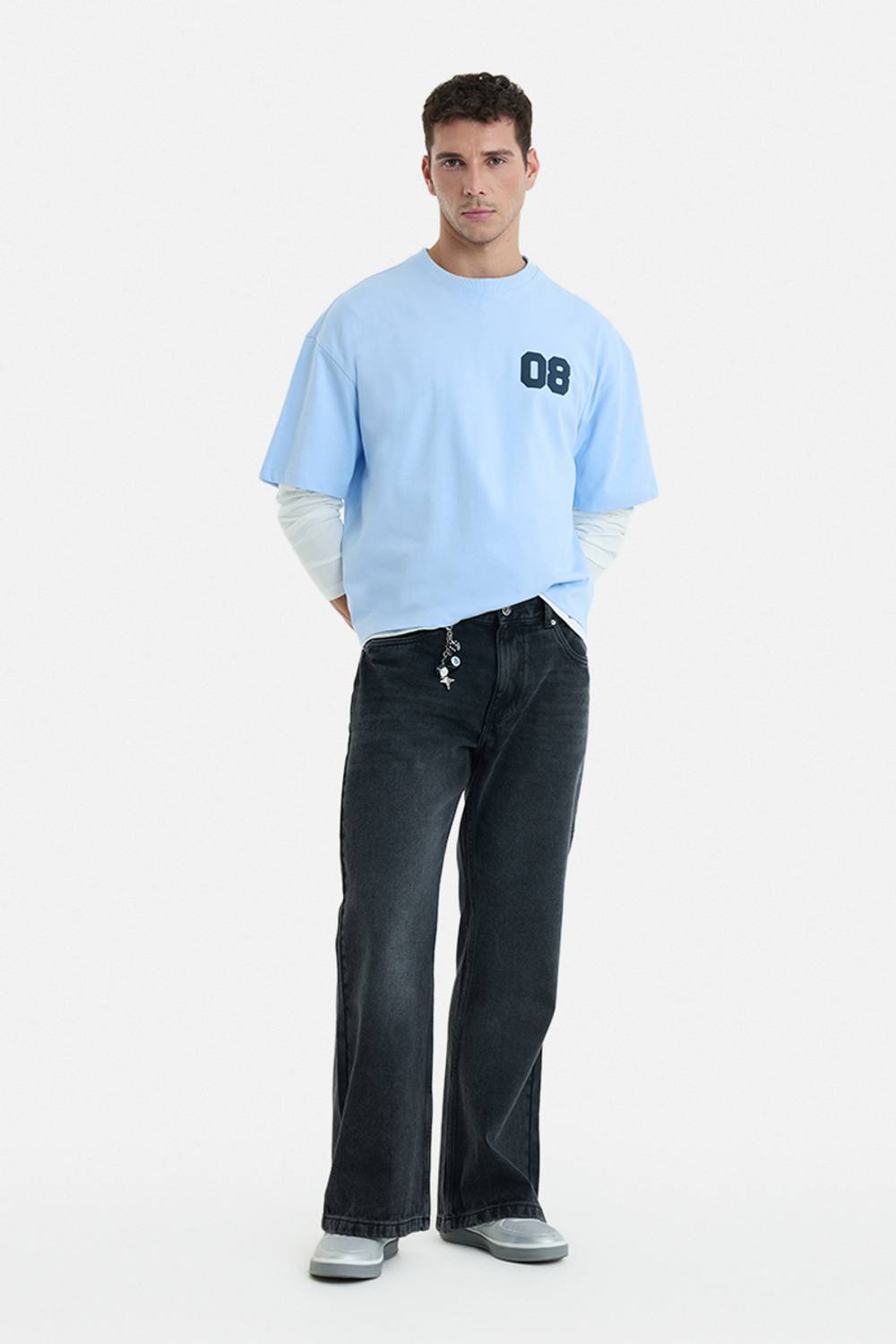 Snitch Flared Men Black Jeans - Image 5