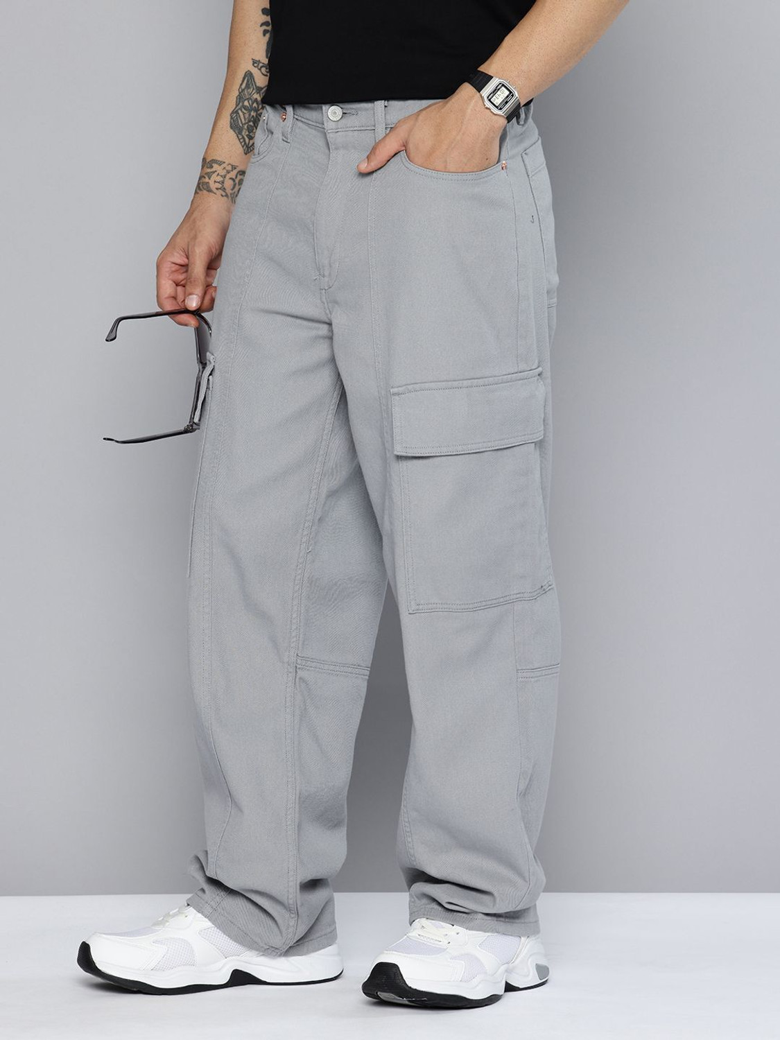 Image of LEVI'S 578 Loose Fit Men Grey Jeans