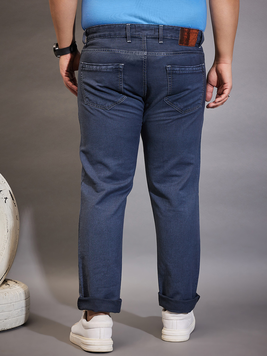 Image of bigbanana Regular Men Dark Blue Jeans