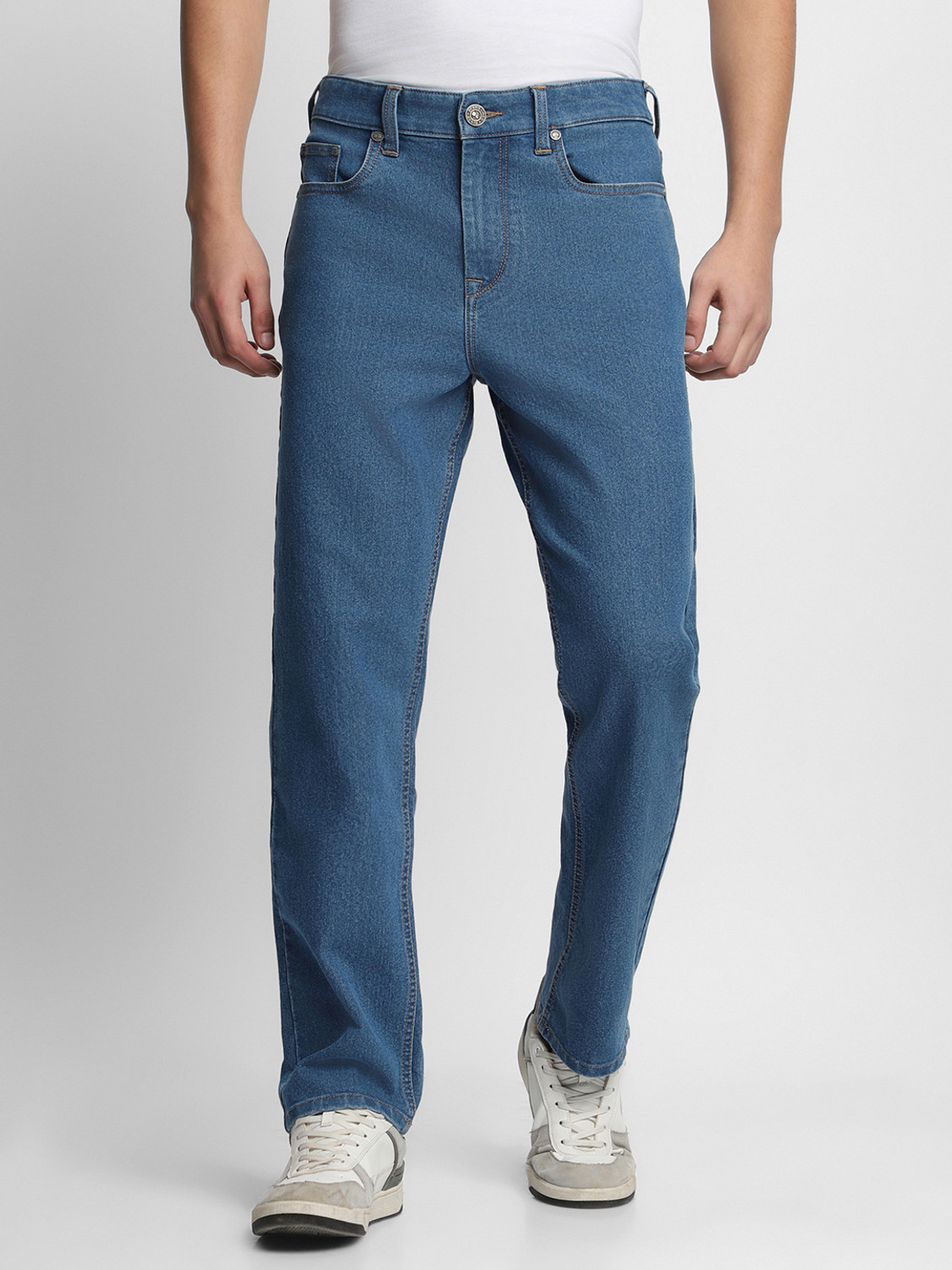 Image of Dennis Lingo Straight Fit Men Blue Jeans
