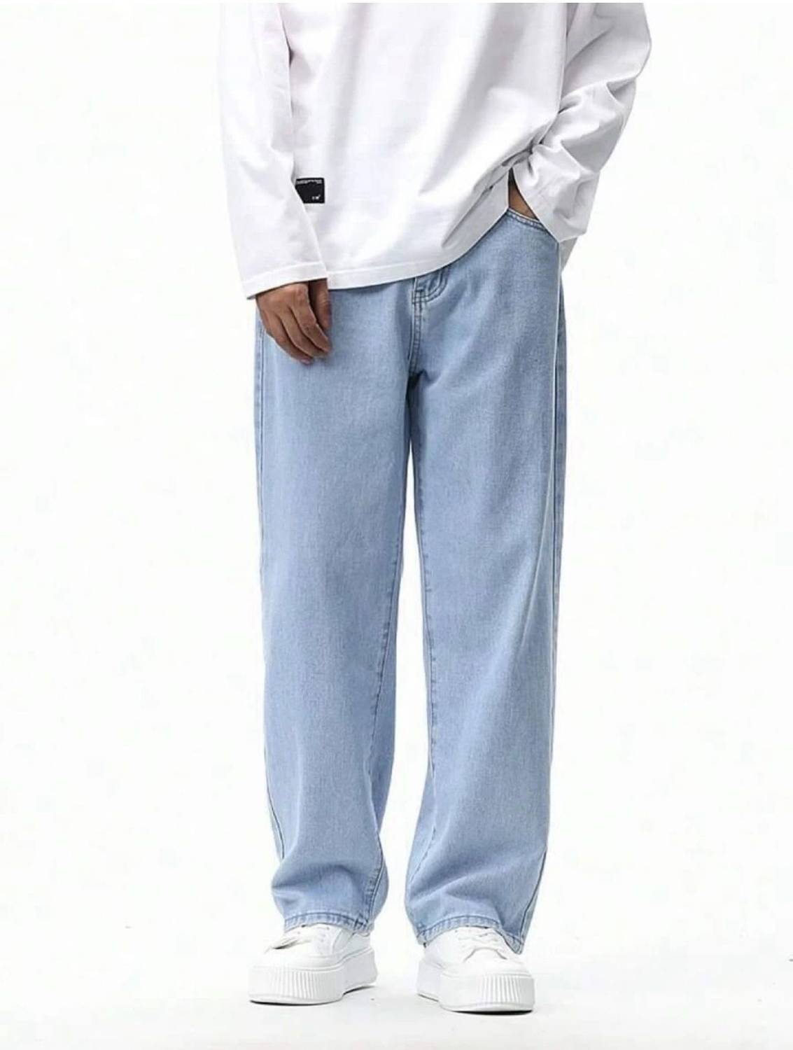 RileyRush Loose Fit Men Light Blue Jeans