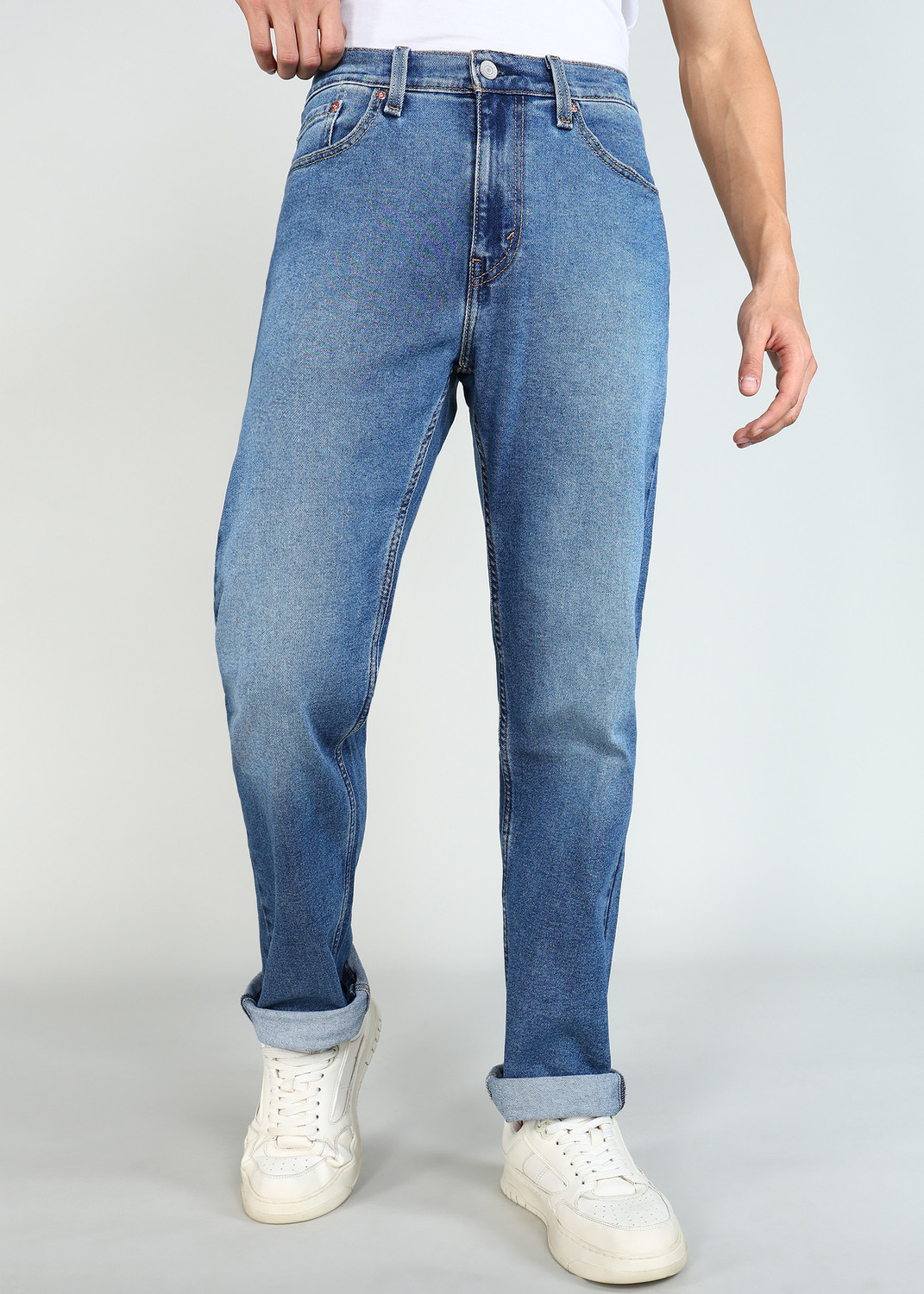 Image of LEVI'S Straight Fit Men Blue Jeans