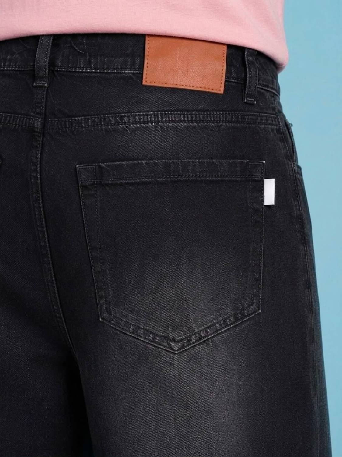 BREGRUUS Straight Fit Men Black Jeans - Image 4