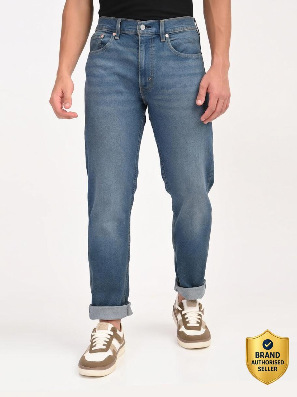 Image of LEVI'S Straight Fit Men Blue Jeans